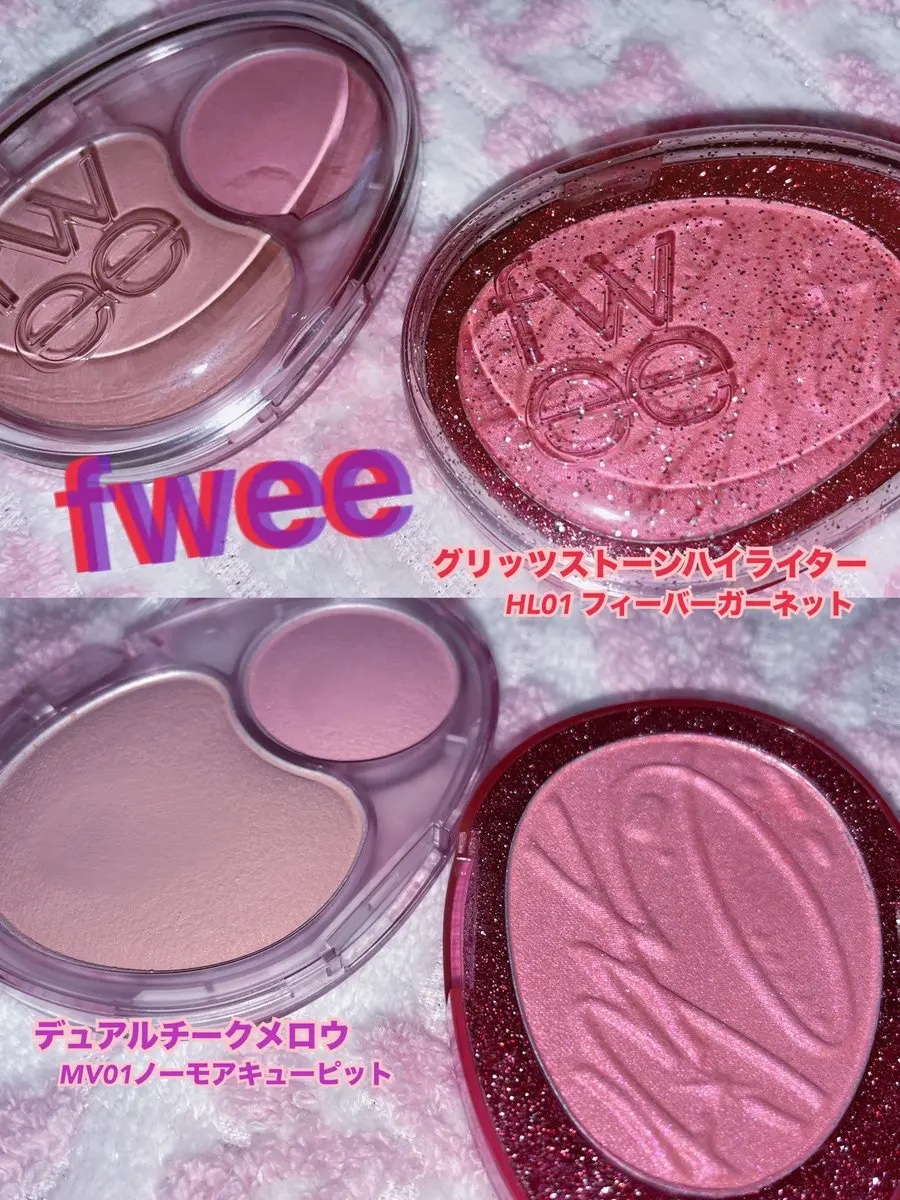 デュアルチークメロウ/fwee/ジェル・クリームチークを使ったクチコミ（1枚目）