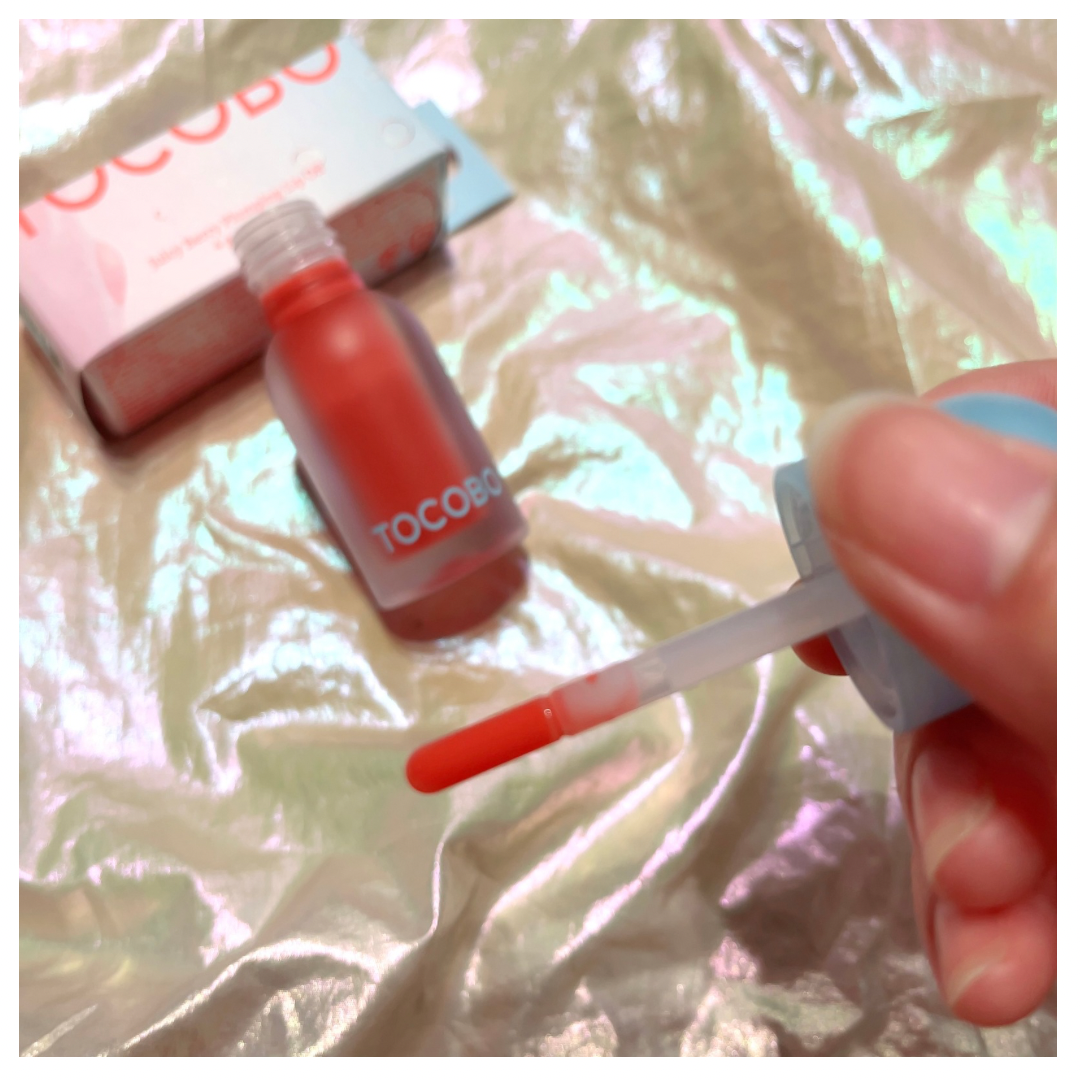 ジューシーベリープランピングリップオイル/TOCOBO/リップグロスを使ったクチコミ（2枚目）