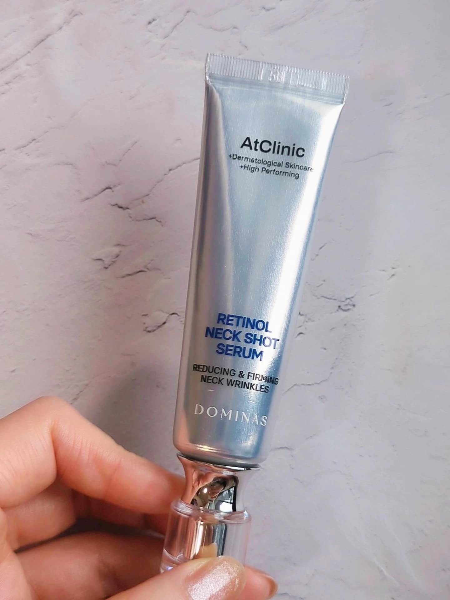 アットクリニック レチノール1600 ネックショット セラム/DOMINAS/ネック・デコルテケアを使ったクチコミ（2枚目）