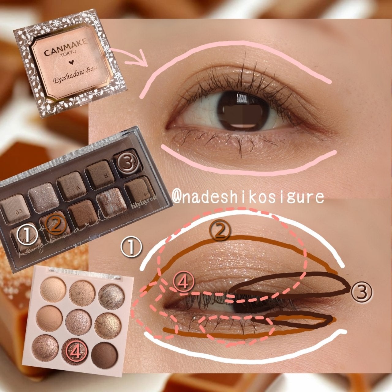 アイシャドウベース/キャンメイク/アイシャドウベースを使ったクチコミ(3枚目)