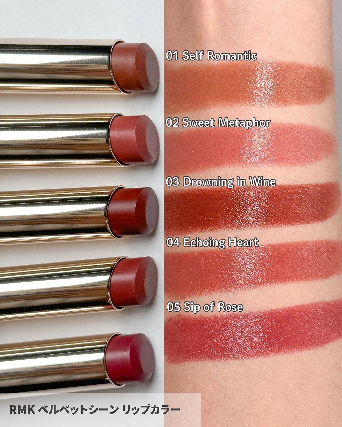 RMK ベルベットシーン リップカラー/RMK/口紅を使ったクチコミ(3枚目)
