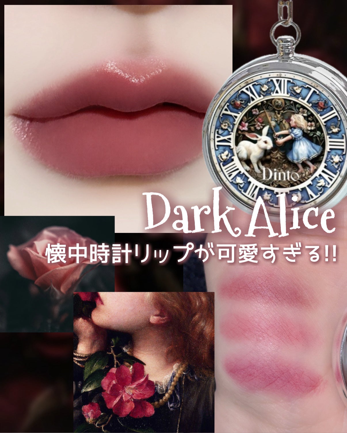 ブラーリングタイムトゥーキスアンドブラッシュ/Dinto/口紅を使ったクチコミ(1枚目)