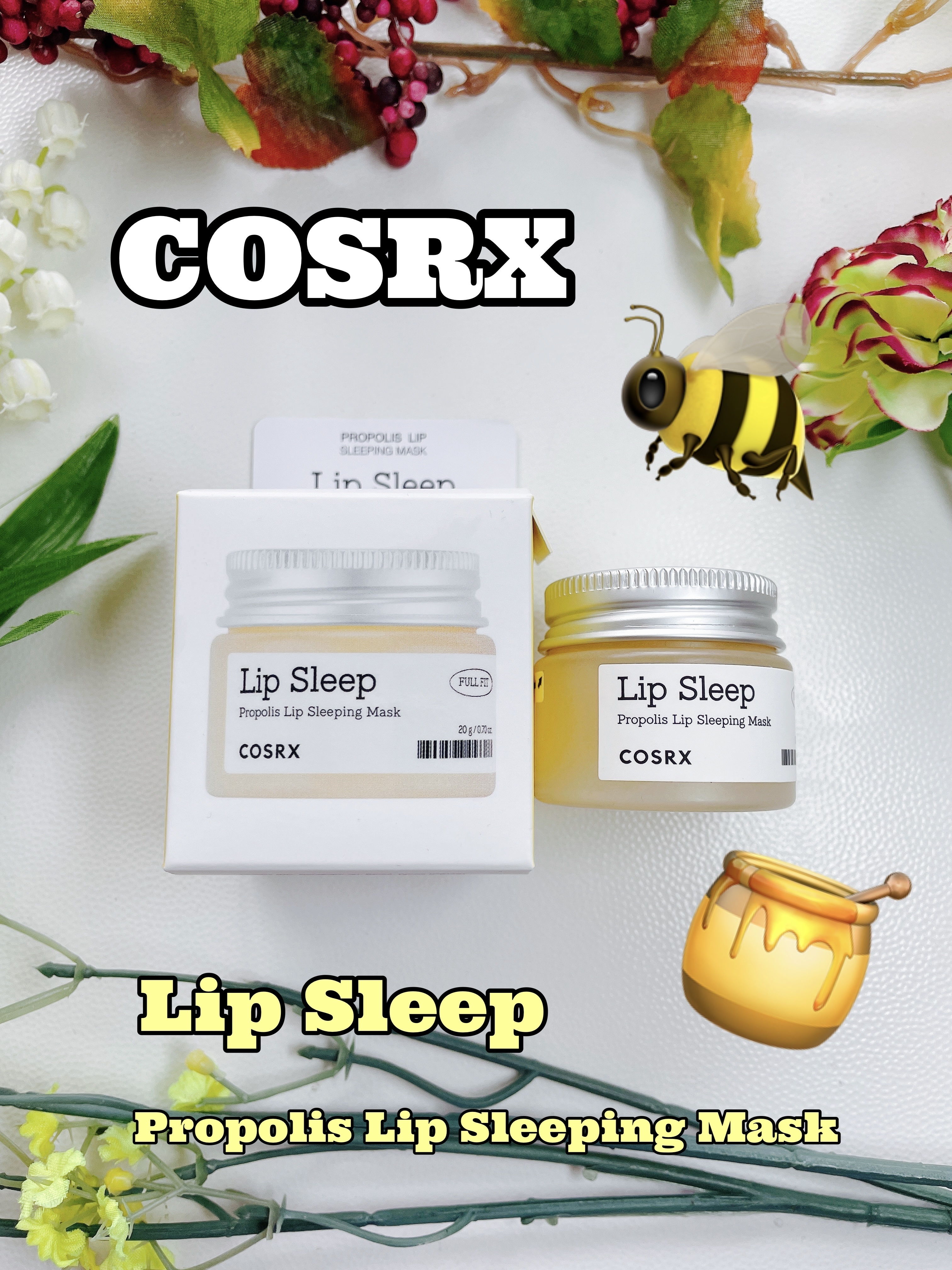 フルフィットプロポリスリップスリーピングマスク /COSRX/リップマスクを使ったクチコミ（1枚目）