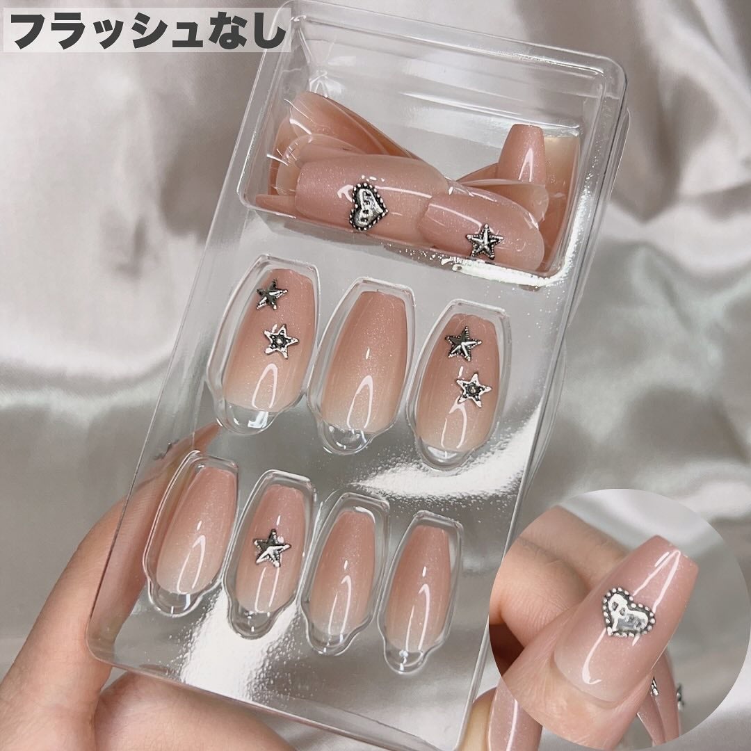 TPUネイルチップ(shape:Coffin)/Muzmak/ネイルチップ・パーツを使ったクチコミ(3枚目)