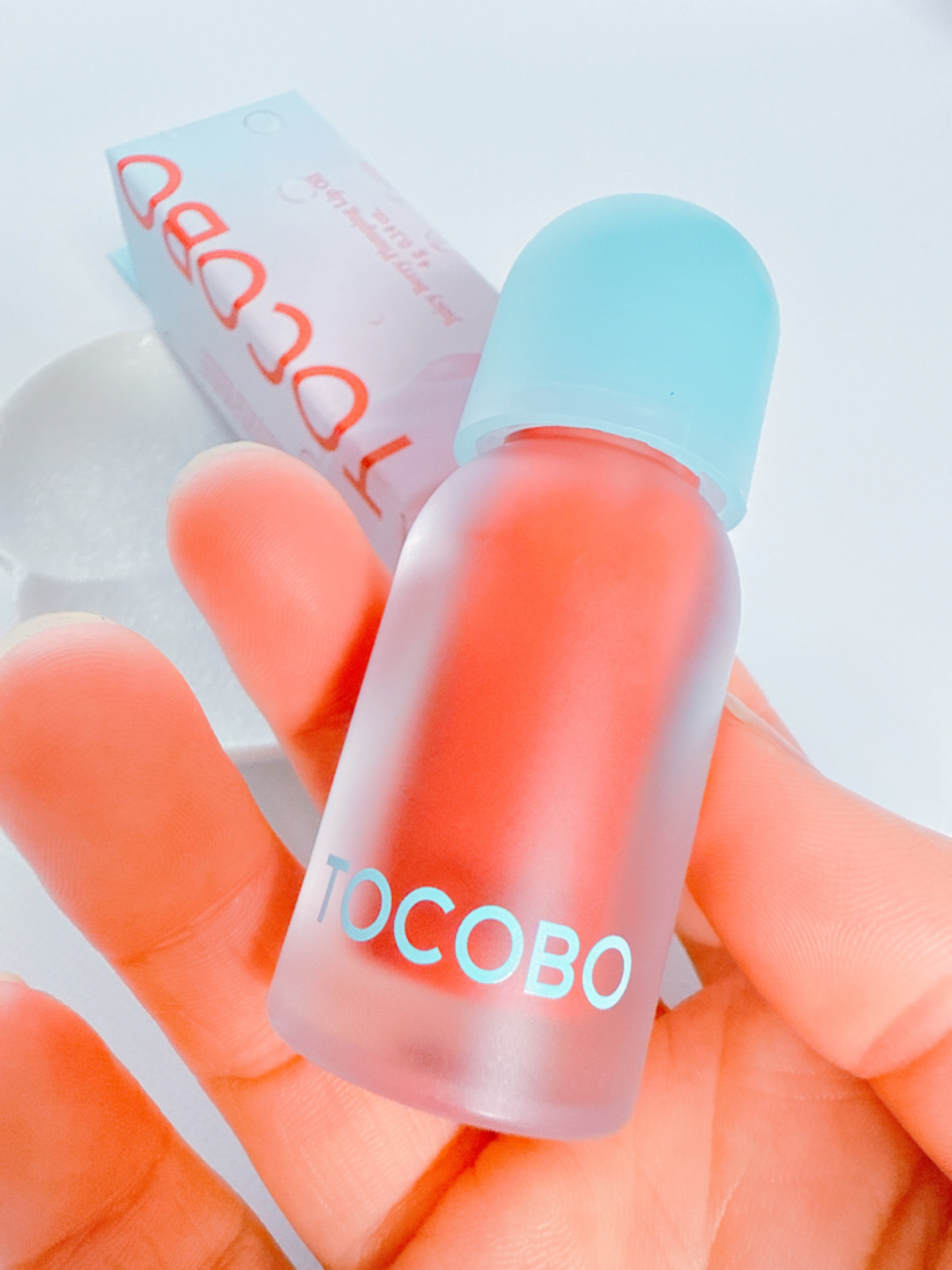 ジューシーベリープランピングリップオイル/TOCOBO/リップグロスを使ったクチコミ（3枚目）