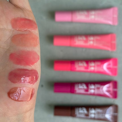 Sunset Dazzle Gloss Balm/unleashia/リップグロスを使ったクチコミ(4枚目)