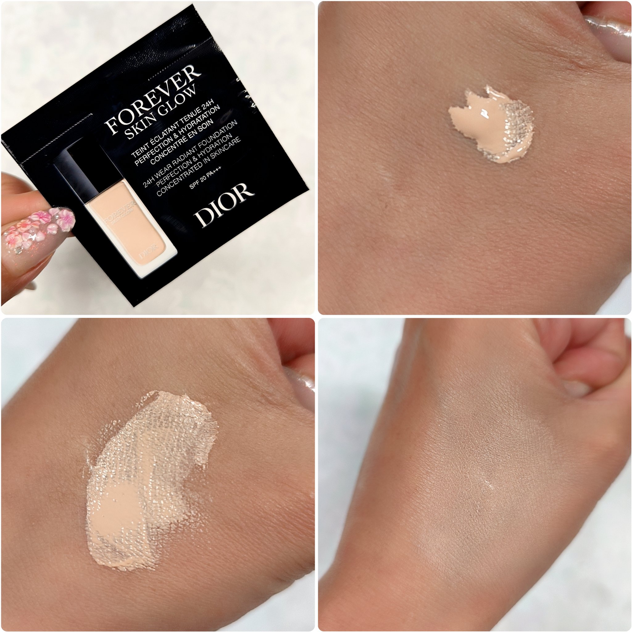 ディオールスキン フォーエヴァー フルイド グロウ/Dior/リキッドファンデーションを使ったクチコミ（2枚目）
