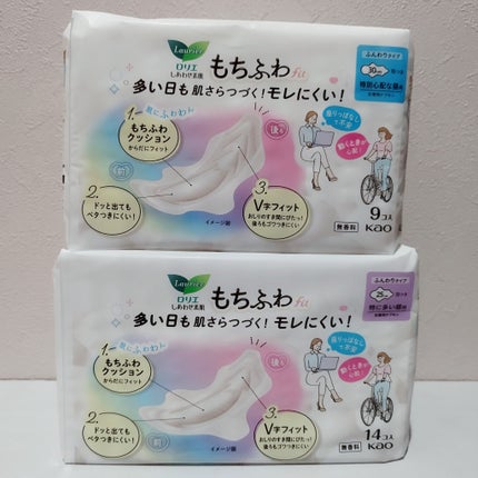 ロリエ もちふわ fit 25cm 羽つき 14コ入 (医薬部外品 )/ロリエ/ナプキンを使ったクチコミ(2枚目)