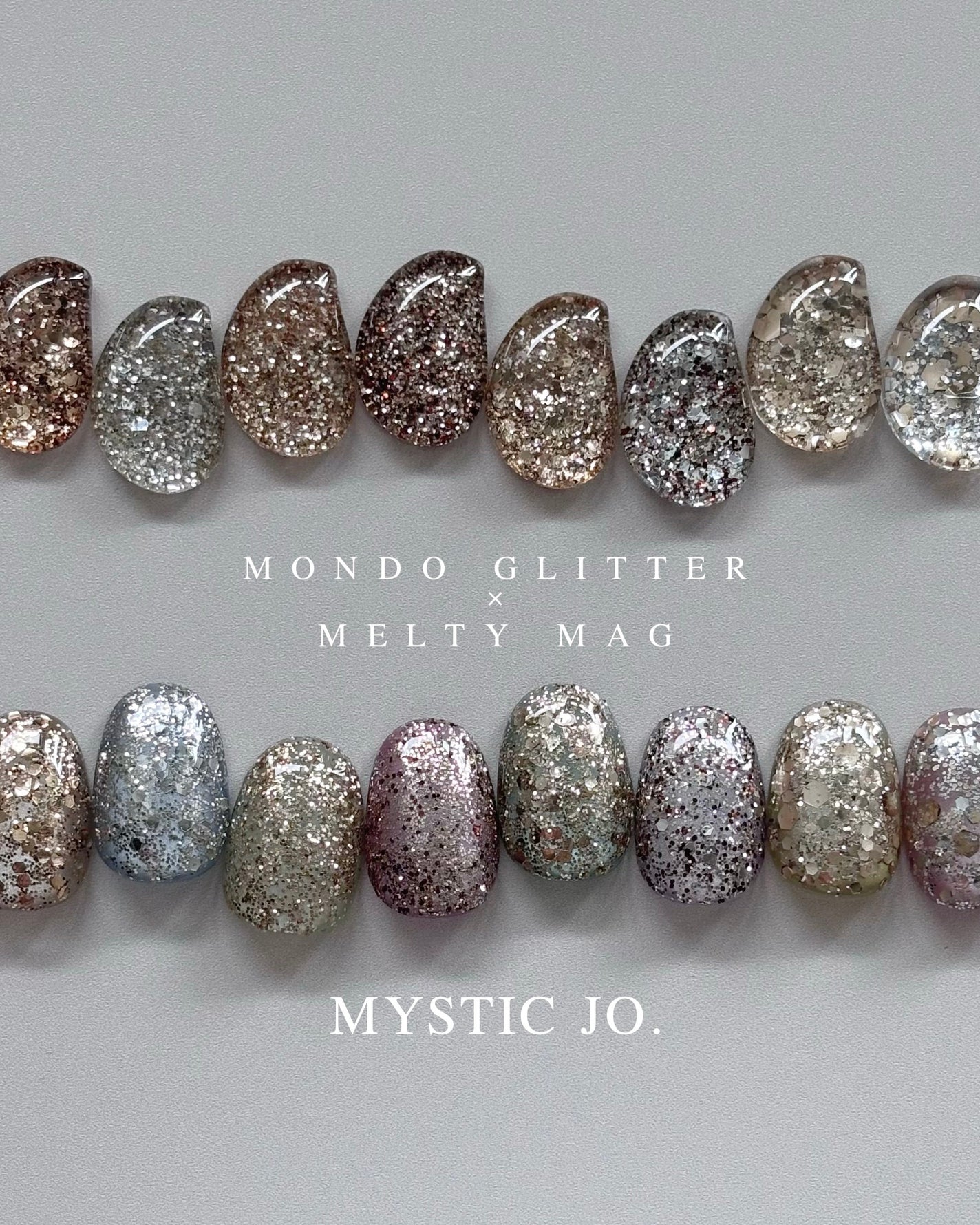 sato 🕊 self nail🫧🤍 on LIPS 「.MONDOGLITTER復刻!!MYSTICJO.の原点とな..」(1枚目)