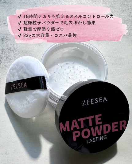 大容量オイルコントロールセッティングパウダー/ZEESEA/ルースパウダーを使ったクチコミ(2枚目)
