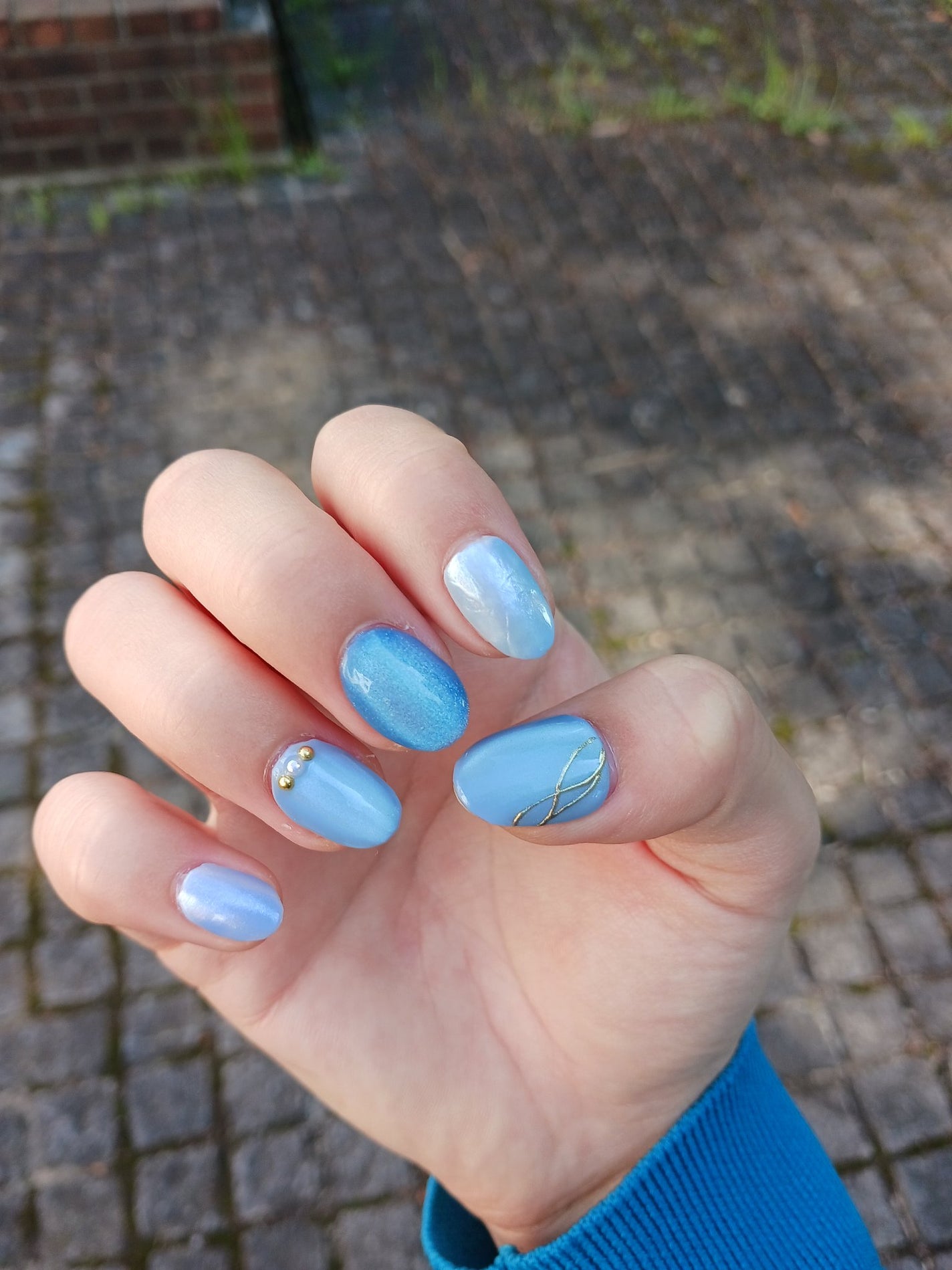 rikonikopooh フォロバ on LIPS 「💧🌧プレゼント用なので自爪にフィットしていませんが悪しからず、..」(1枚目)