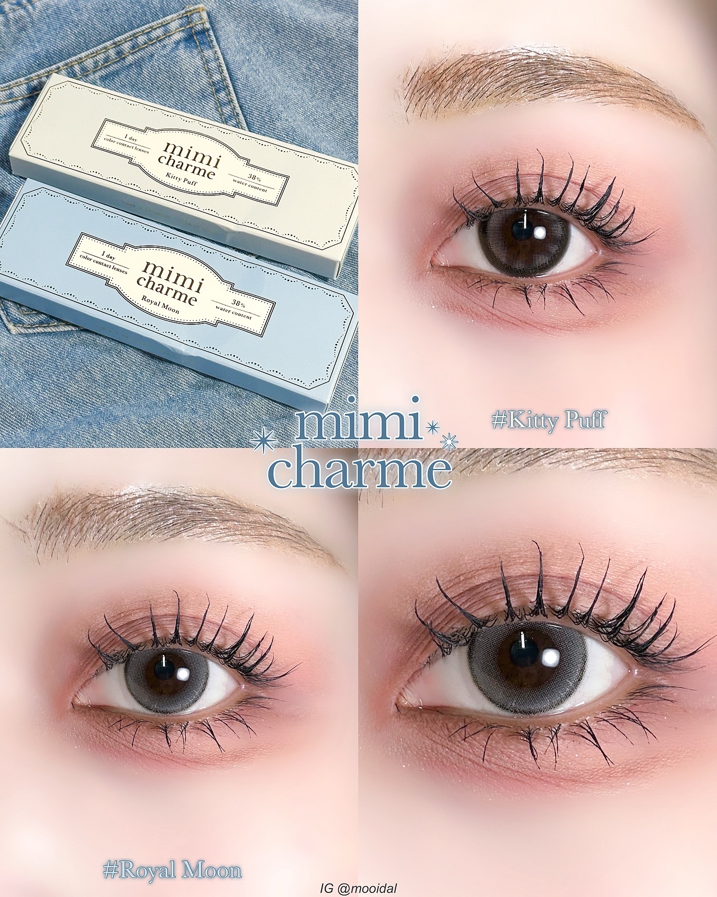 mimi charme 1day/mimi charme/ワンデー（１DAY）カラコンを使ったクチコミ（1枚目）