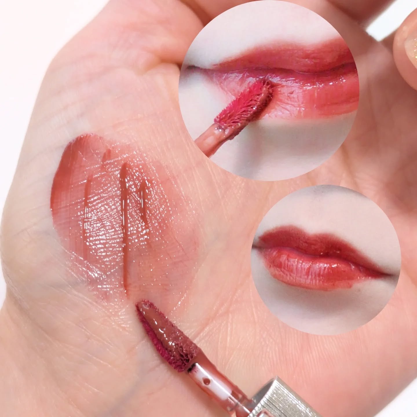 グロウロックゼリーティント 105 ハーモニー/Coralhaze/リップティントを使ったクチコミ（3枚目）