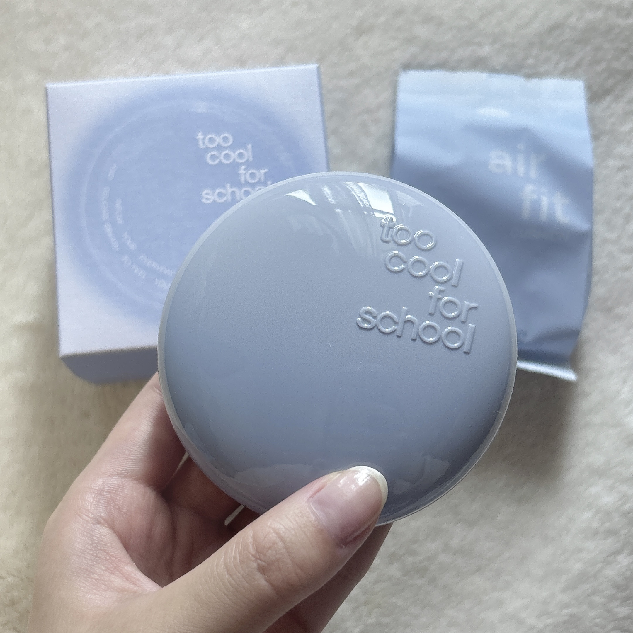 エアーフィットクッション/too cool for school/クッションファンデーションを使ったクチコミ（2枚目）