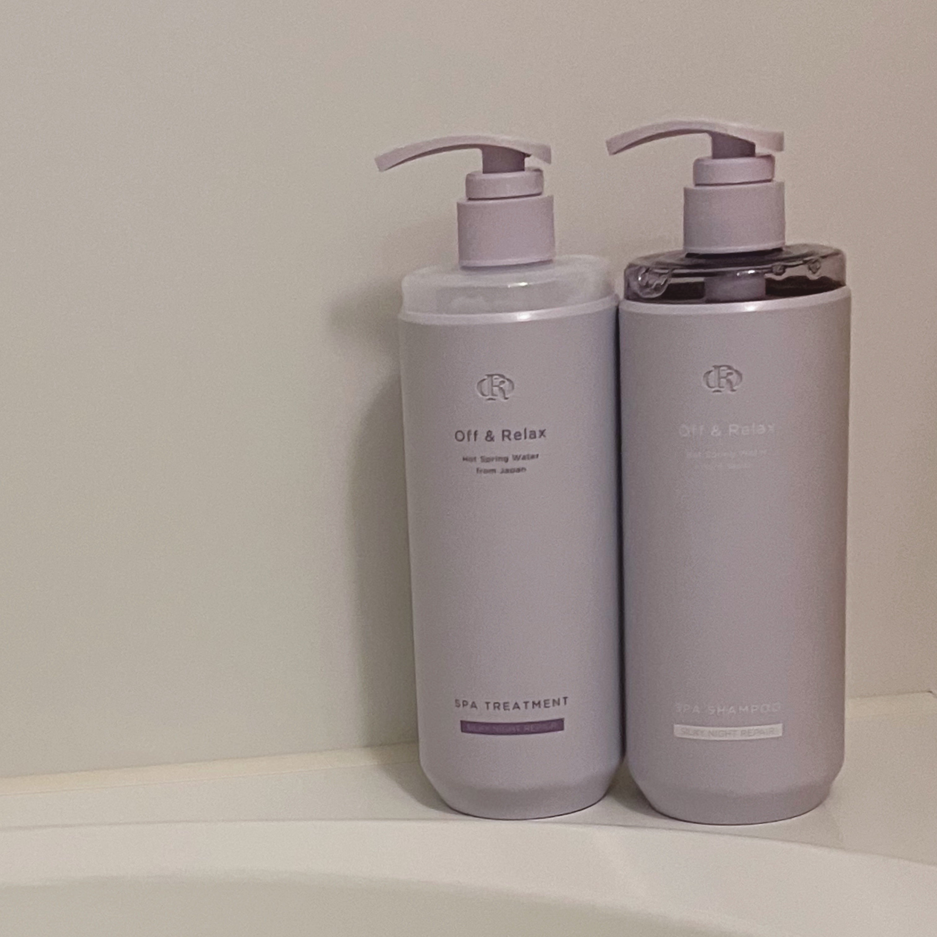 ＯＲ スパ・シャンプー／ヘアトリートメント シルキーナイトリペア/Off&Relax/市販シャンプーを使ったクチコミ（2枚目）