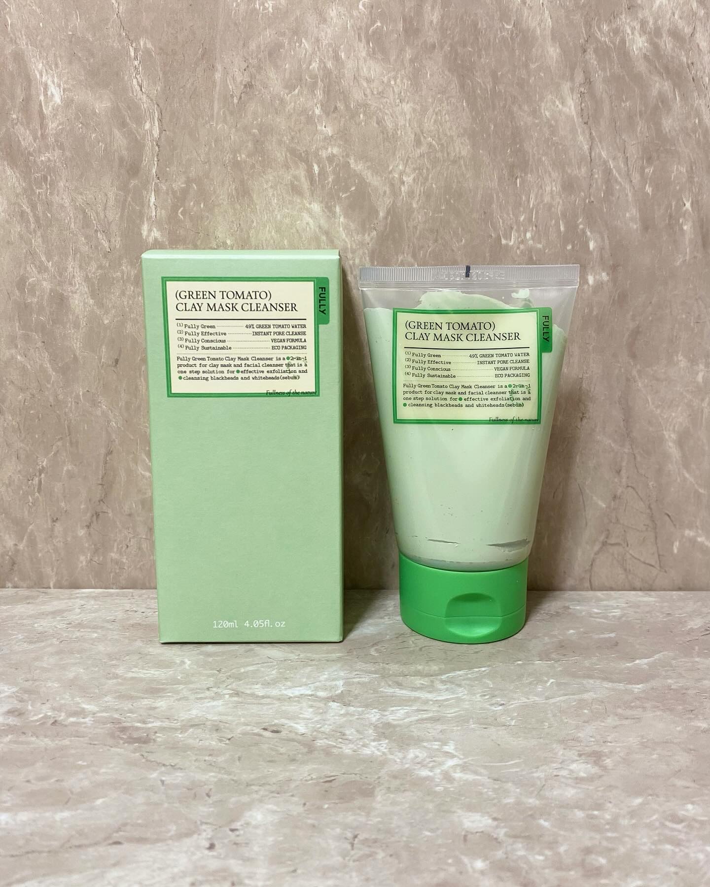 グリーントマトクレイマスククレンザー/FULLY/洗い流すパック・マスクを使ったクチコミ（1枚目）