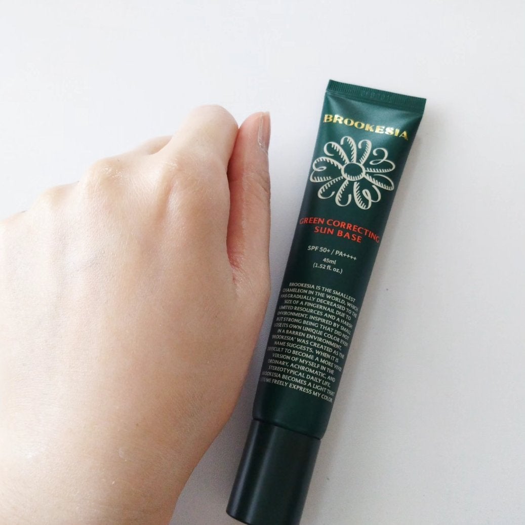 グリーンコレックティングサンベース/BROOKESIA/日焼け止めクリームを使ったクチコミ(6枚目)