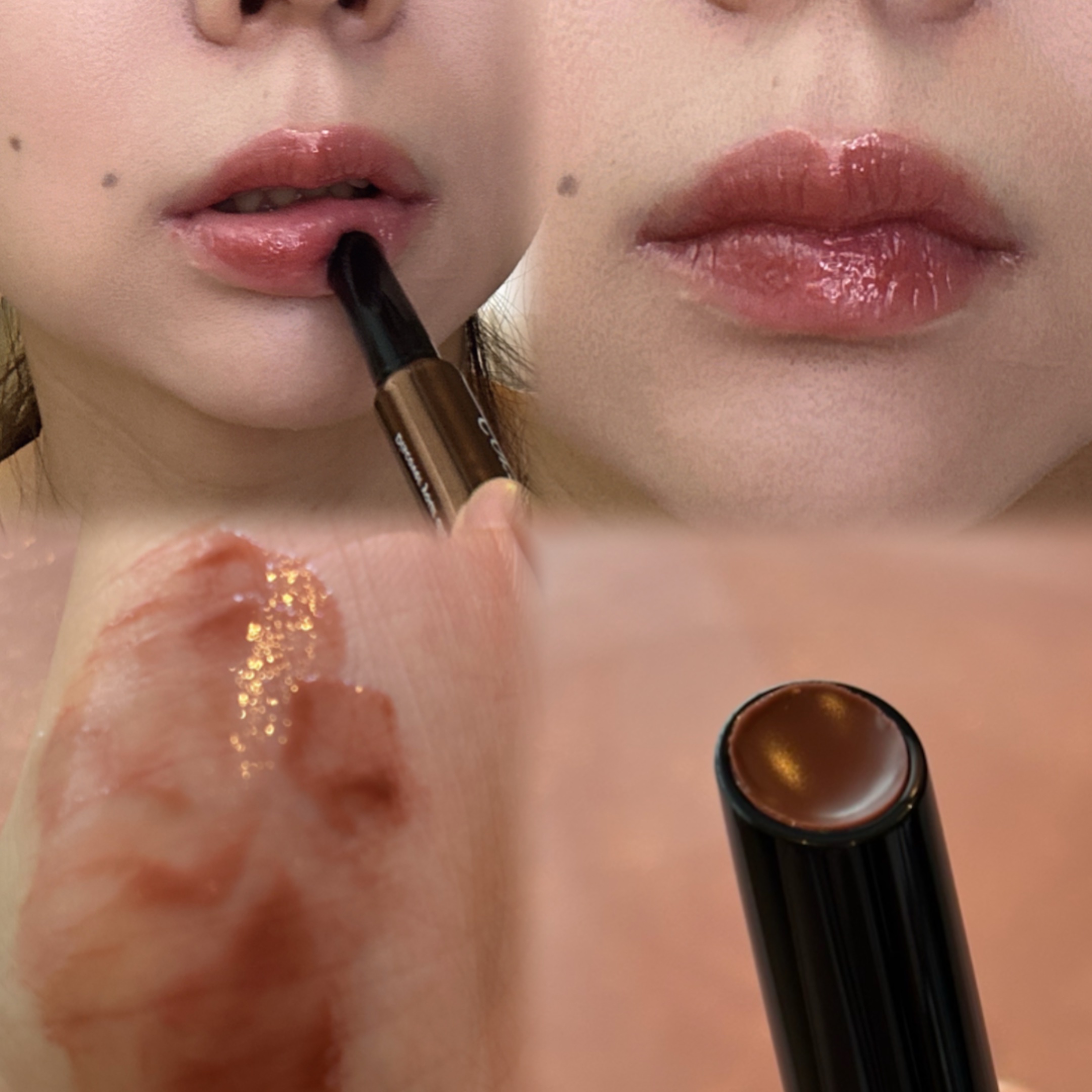 ボリューマイジングフォンデュリップ D01 インテンション/Coralhaze/口紅を使ったクチコミ（2枚目）