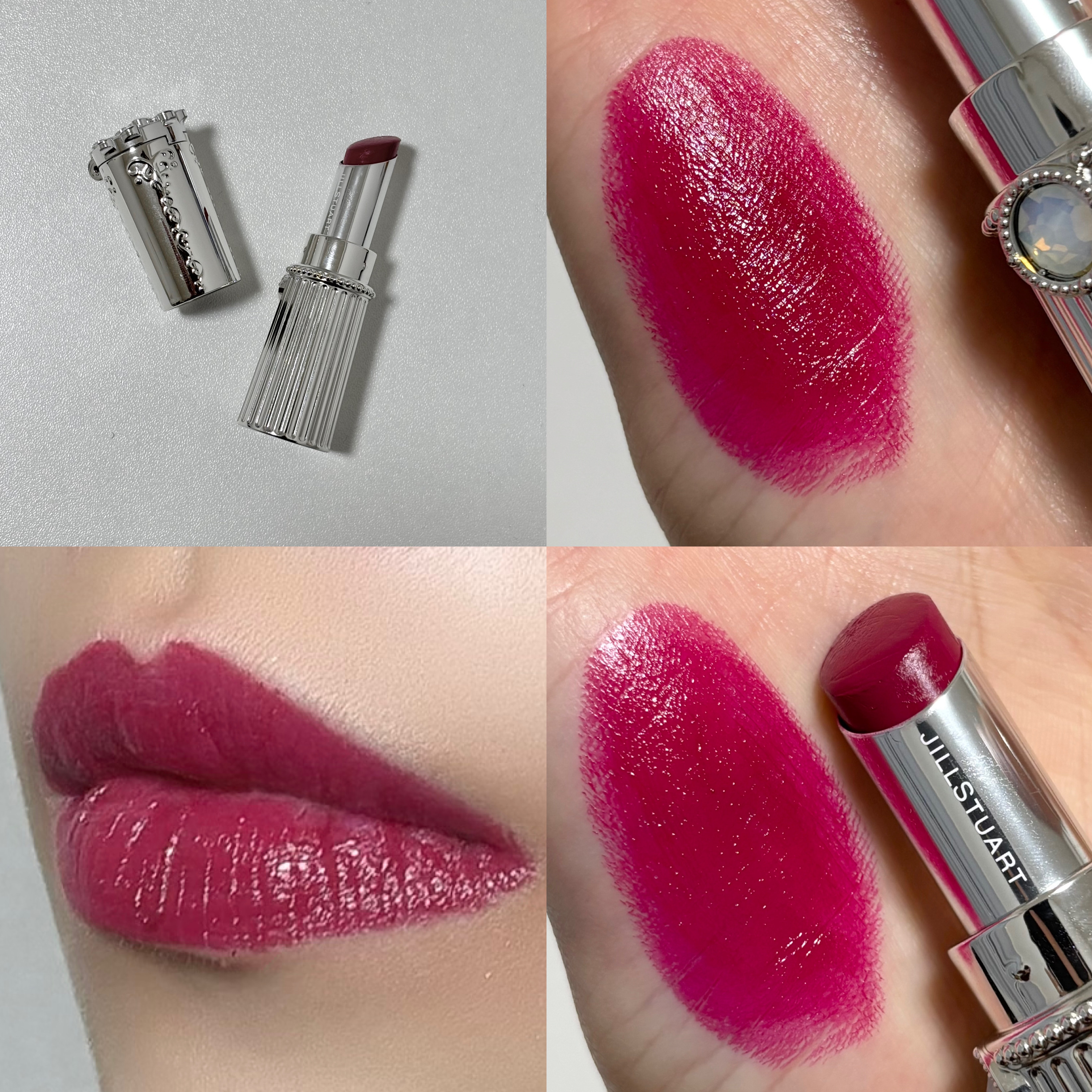 ジルスチュアート リップブロッサム ベルベット 12 lady dianthus ★限定色/JILL STUART/口紅を使ったクチコミ（1枚目）