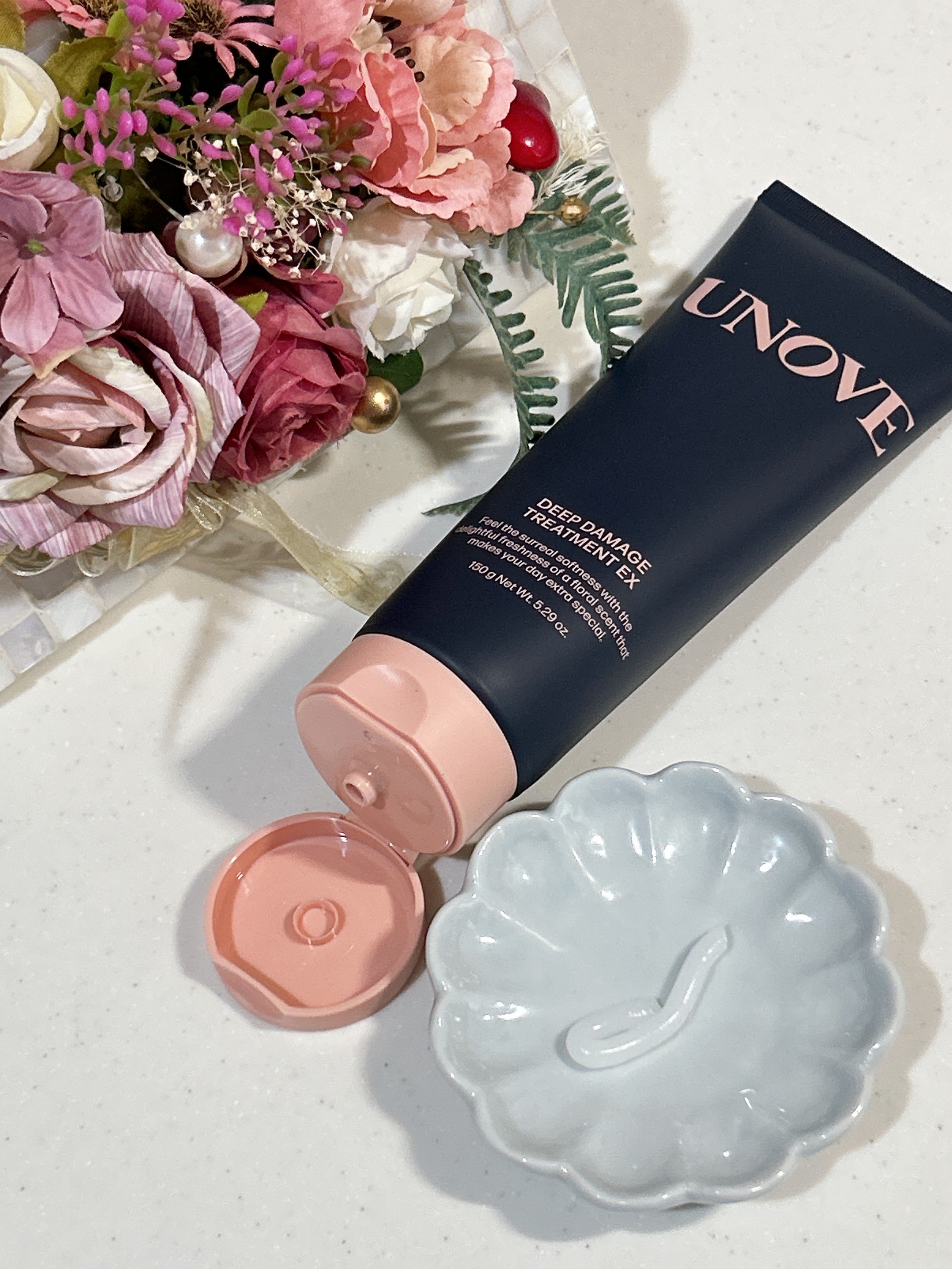 ディープダメージトリートメントEX/UNOVE/洗い流すヘアトリートメントを使ったクチコミ（2枚目）