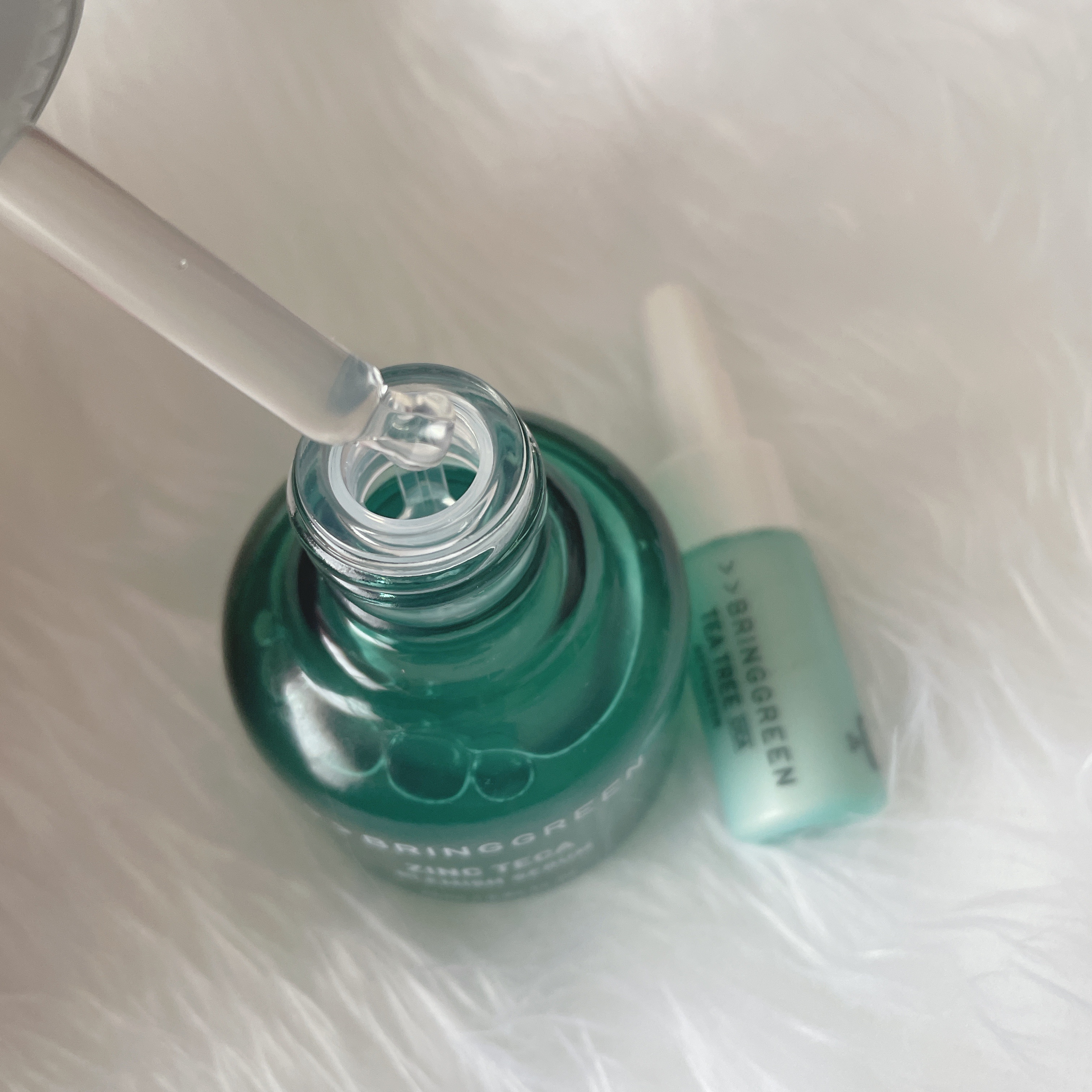 ジンクテカBセラムセット/BRING GREEN/スキンケアキットを使ったクチコミ（2枚目）