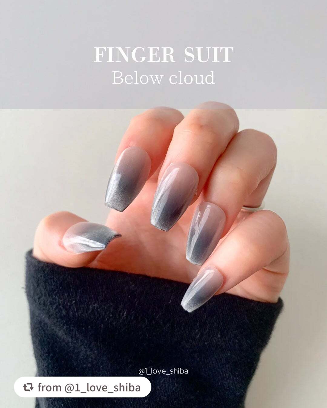 ネイルチップ(シールタイプ)/FINGER SUIT/ネイルチップ・パーツを使ったクチコミ(1枚目)