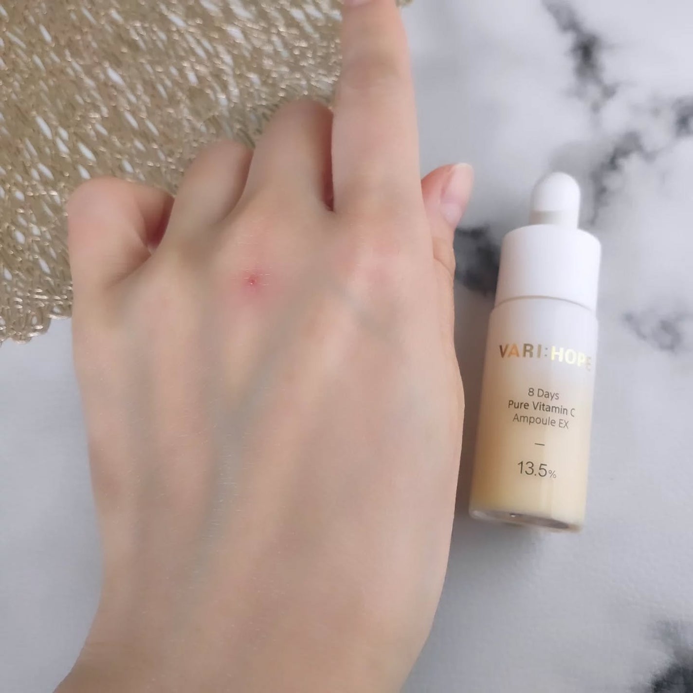 8デイズピュアビタミンCアンプル/VARI:HOPE/美容液を使ったクチコミ(6枚目)