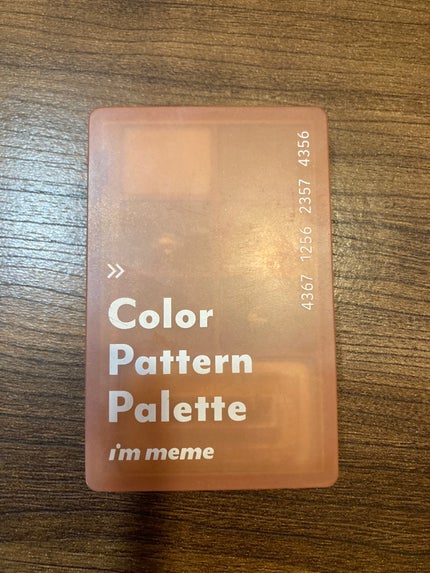 カラーパターンパレット/i’m meme/マルチパレットを使ったクチコミ(1枚目)
