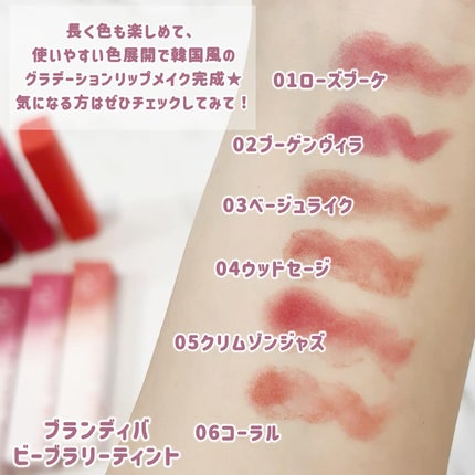 ビーブラリーティント/BLANCDIVA/リップティントを使ったクチコミ(4枚目)