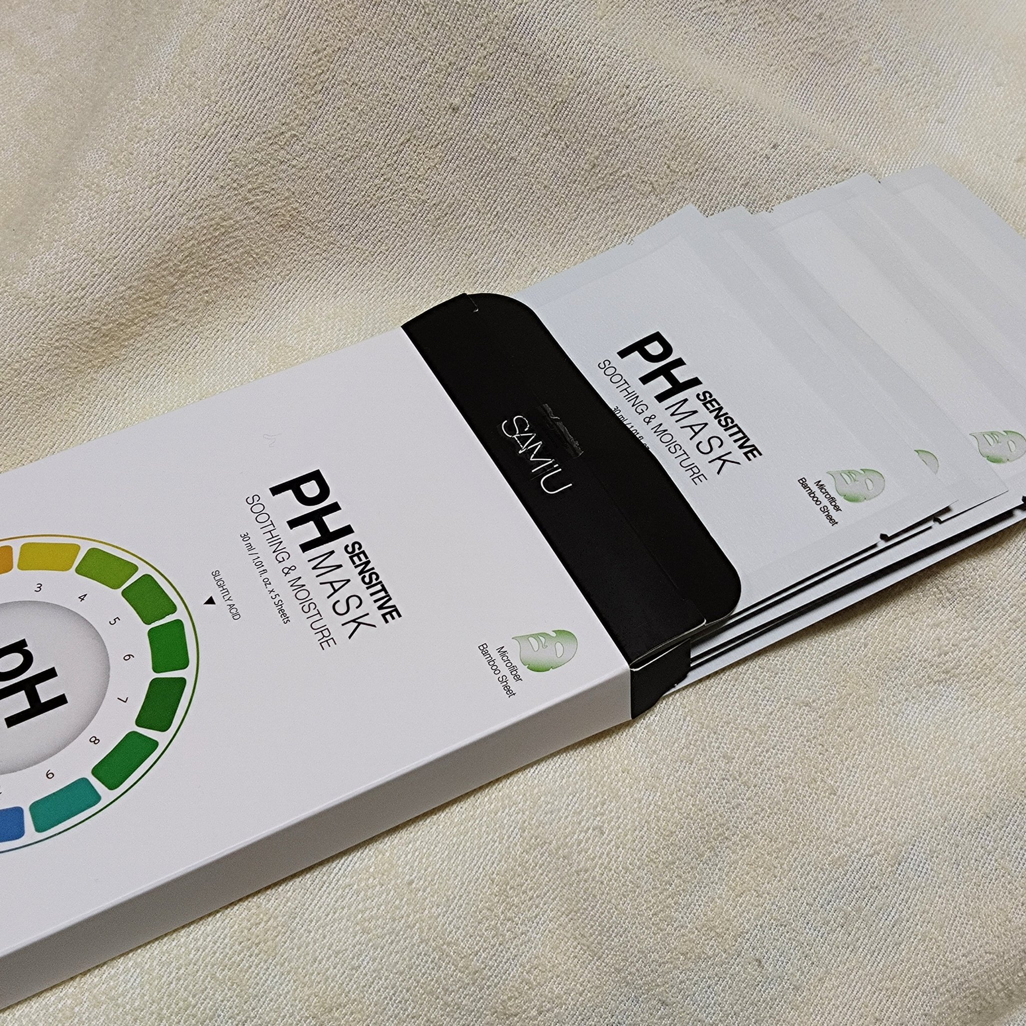 PHセンシティブマスクスージング＆モイスト/SAM'U/シートマスク・パックを使ったクチコミ（2枚目）