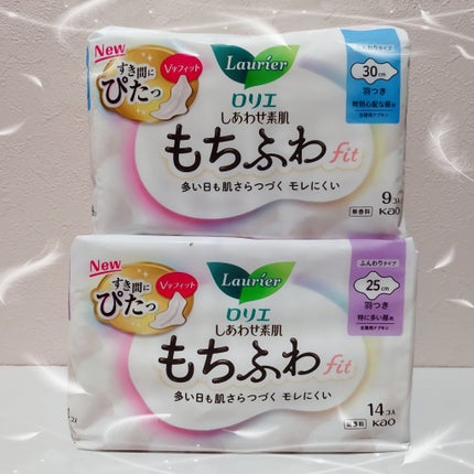 ロリエ もちふわ fit 25cm 羽つき 14コ入 (医薬部外品 )/ロリエ/ナプキンを使ったクチコミ(1枚目)