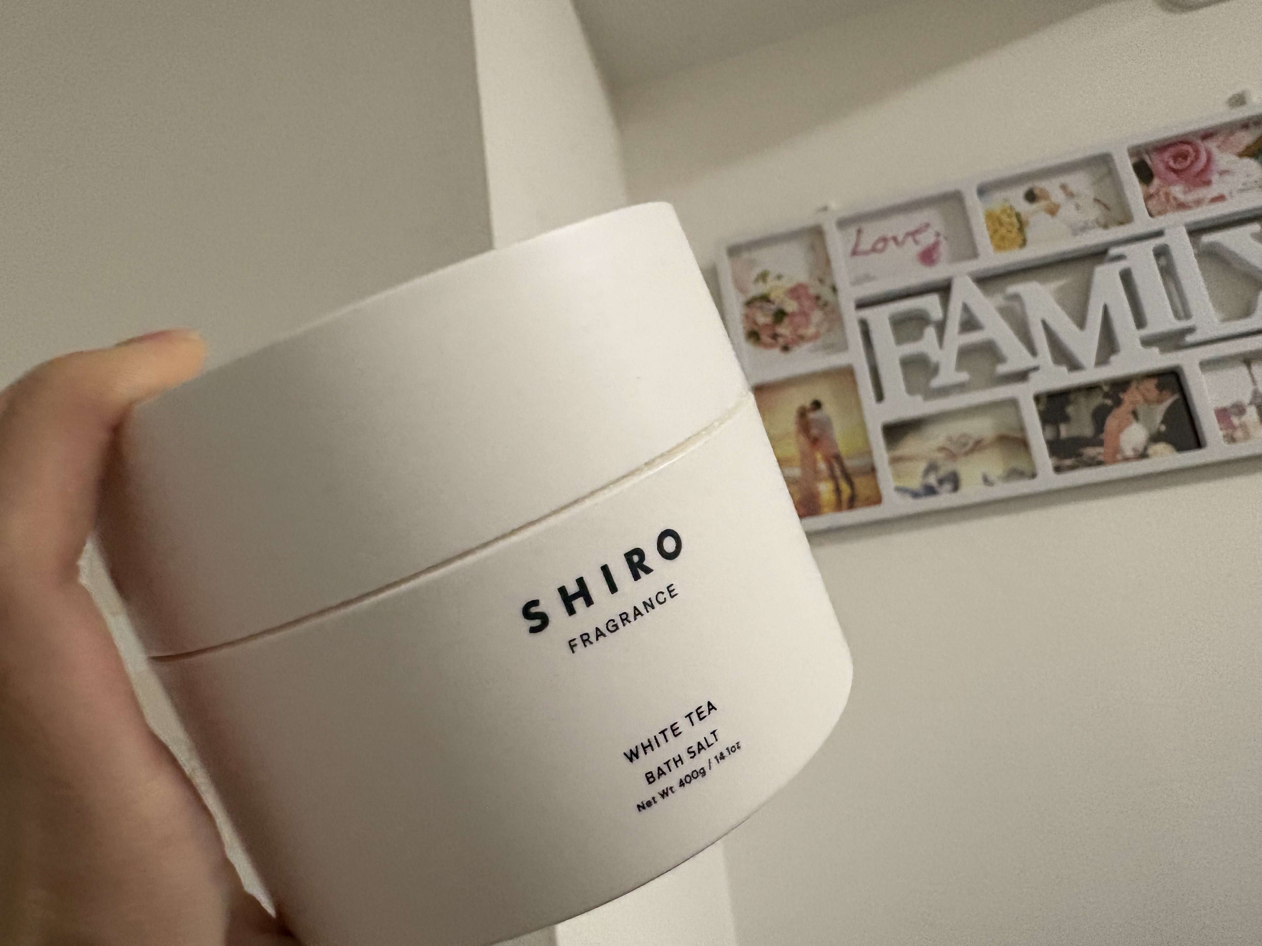 ホワイトティー バスソルト/SHIRO/無機塩系入浴剤を使ったクチコミ（1枚目）