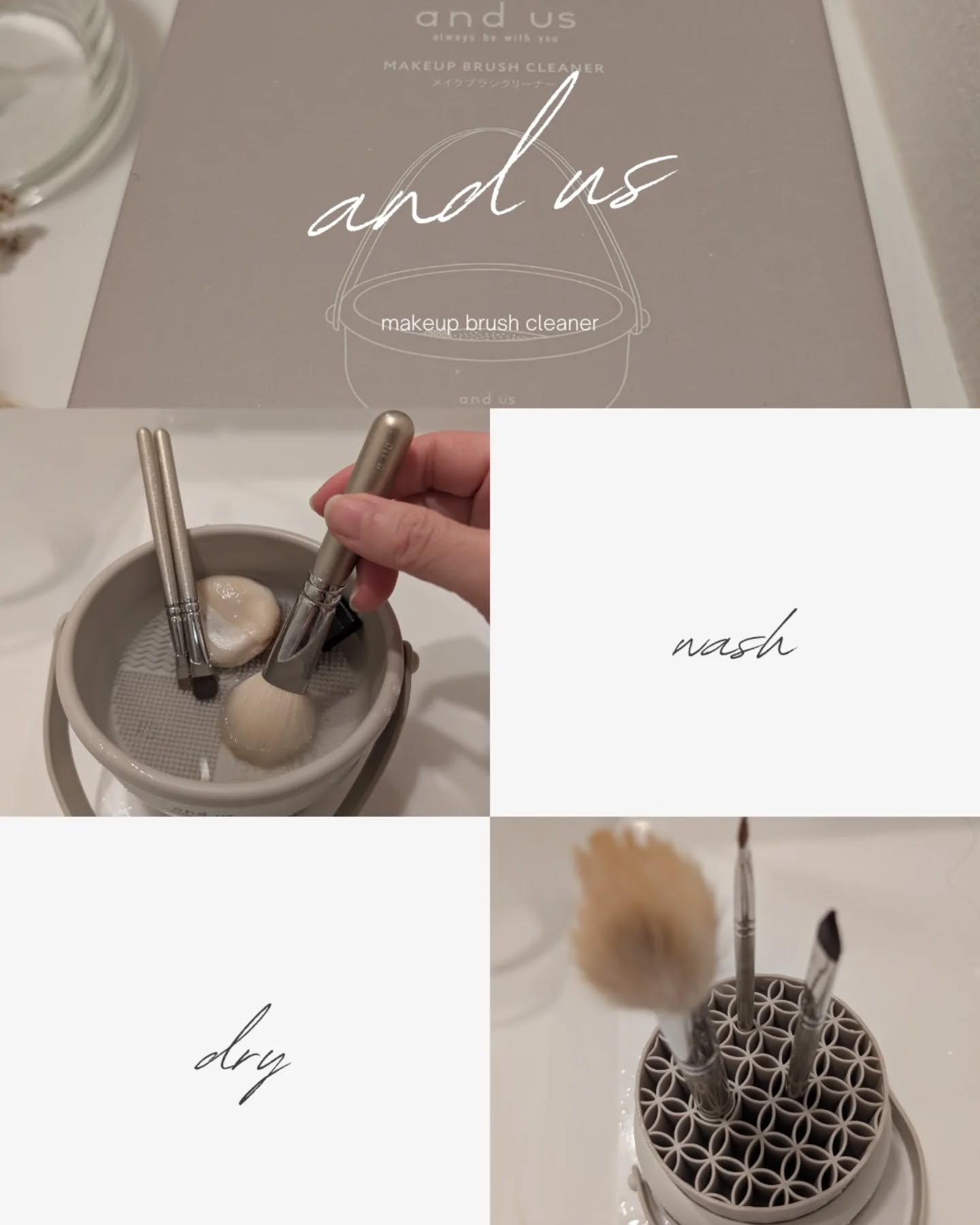 メイクブラシクリーナー/3COINS/その他化粧小物を使ったクチコミ（1枚目）