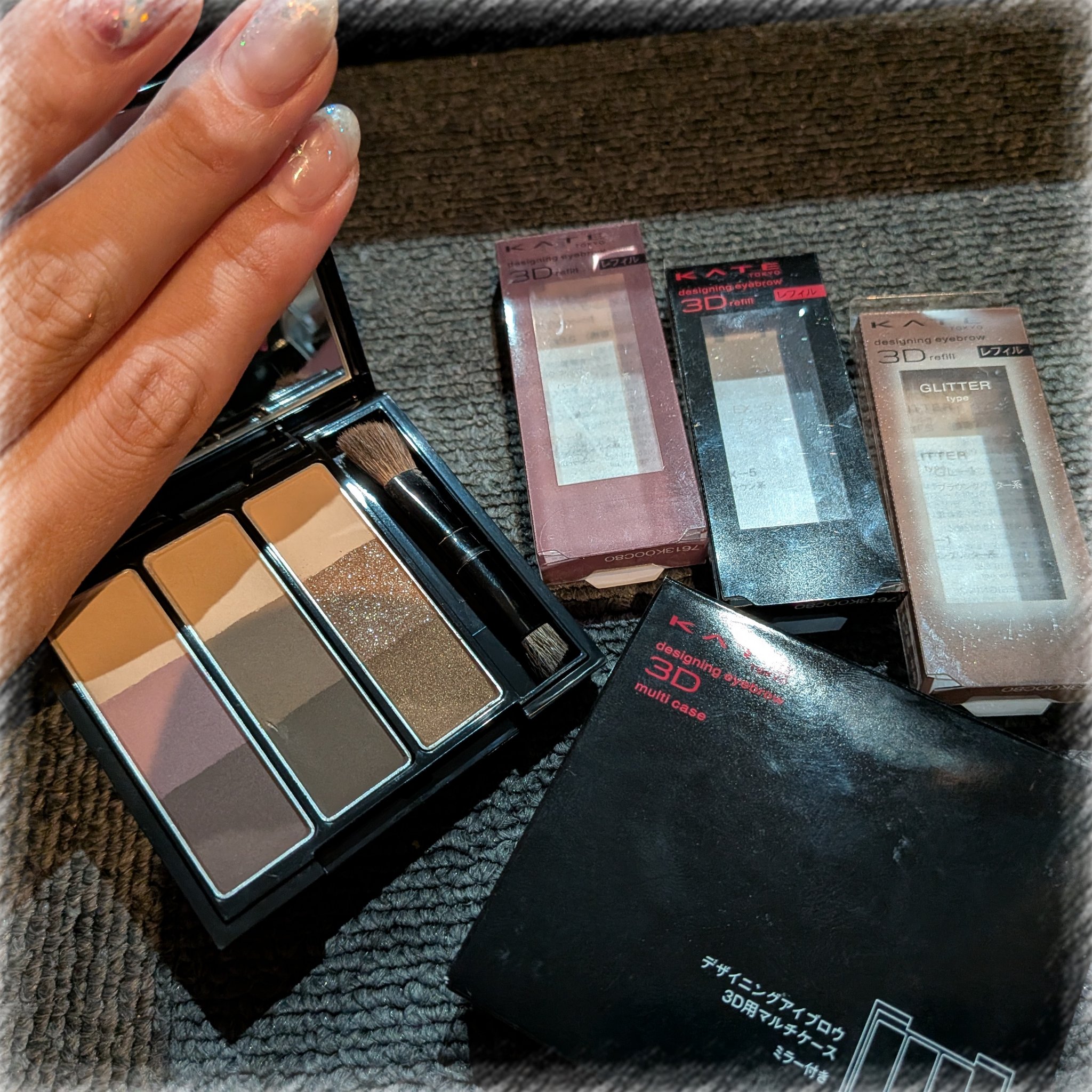 ケイト デザイニングアイブロウ3D EX-5 ブラウン系(レフィル)/KATE/パウダーアイブロウを使ったクチコミ（1枚目）