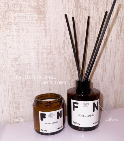 ディフューザー - HOTEL LOBBY/Factory Normal/ルームフレグランスを使ったクチコミ(1枚目)