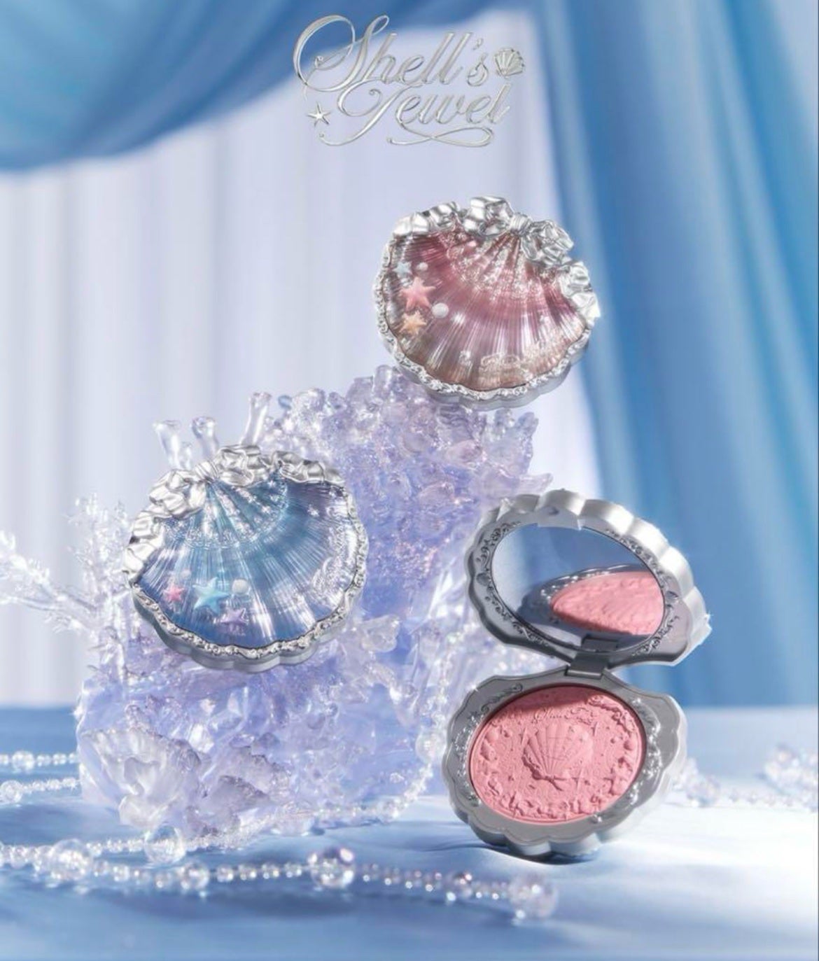 シェルズジュエルコレクション 6色アイシャドウパレット/FlowerKnows/アイシャドウパレットを使ったクチコミ(2枚目)