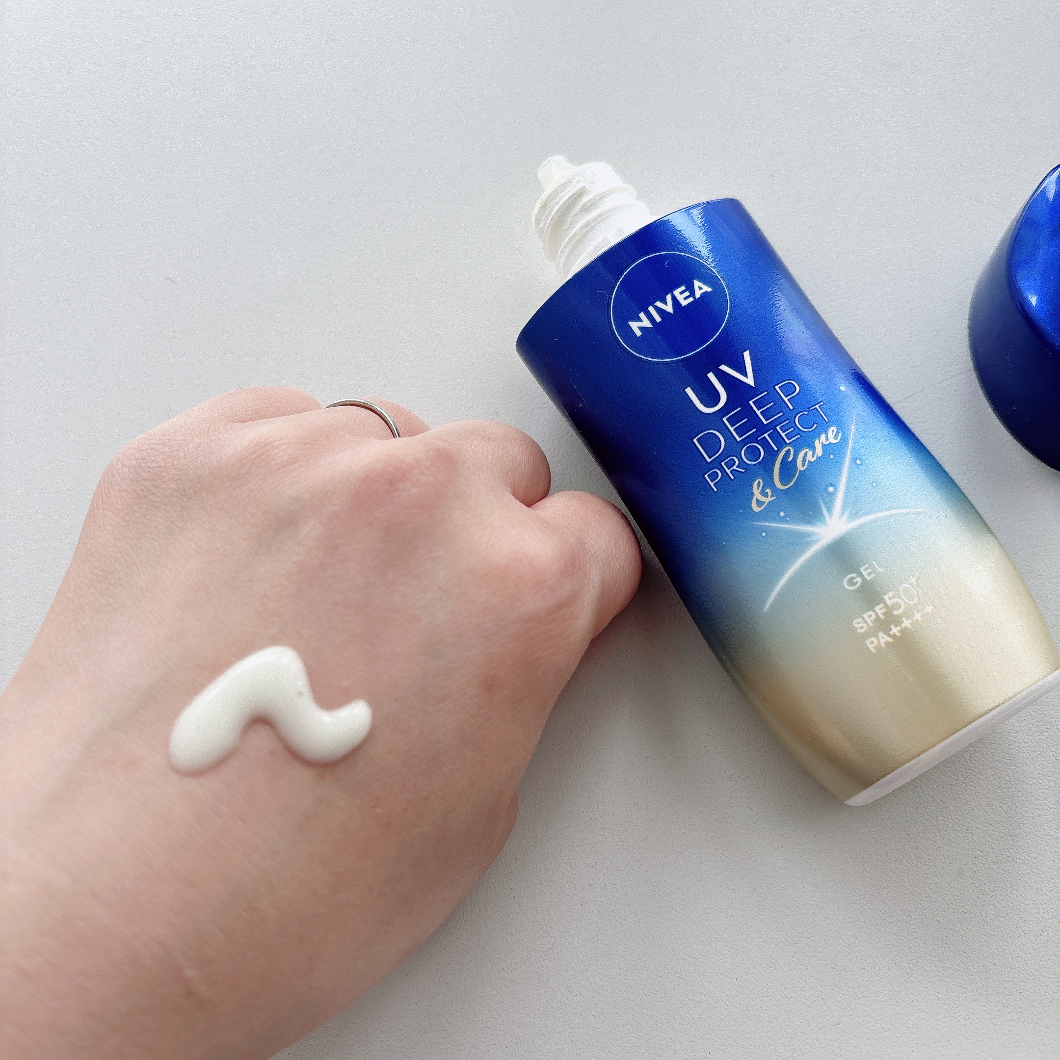 ニベアUV ディープ プロテクト＆ケア ジェル/ニベア/日焼け止めジェルを使ったクチコミ（2枚目）