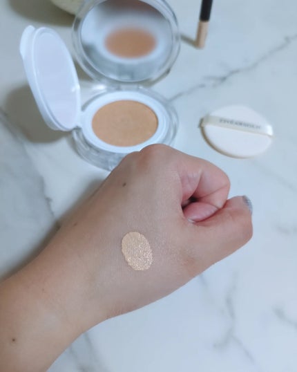 ハートリーフシーンカバークッション/23years old/クッションファンデーションを使ったクチコミ(4枚目)