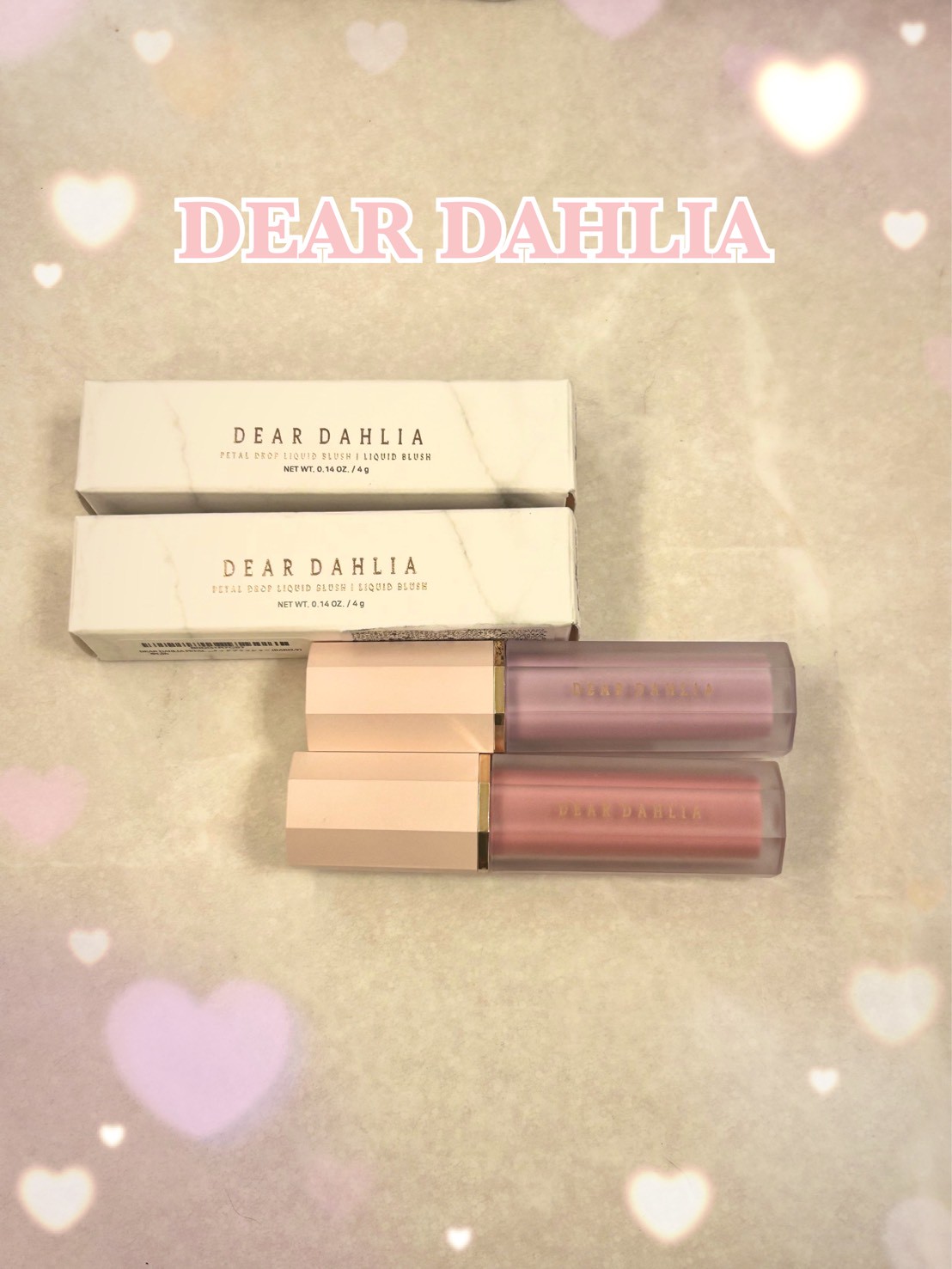 ペタルドロップリキッドブラッシャー/DEAR DAHLIA/リキッドチークを使ったクチコミ（1枚目）