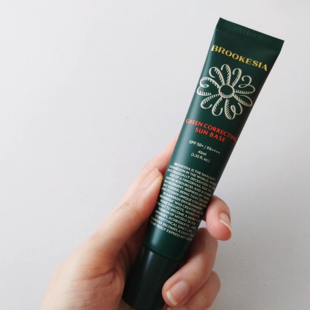 グリーンコレックティングサンベース/BROOKESIA/日焼け止めクリームを使ったクチコミ(3枚目)