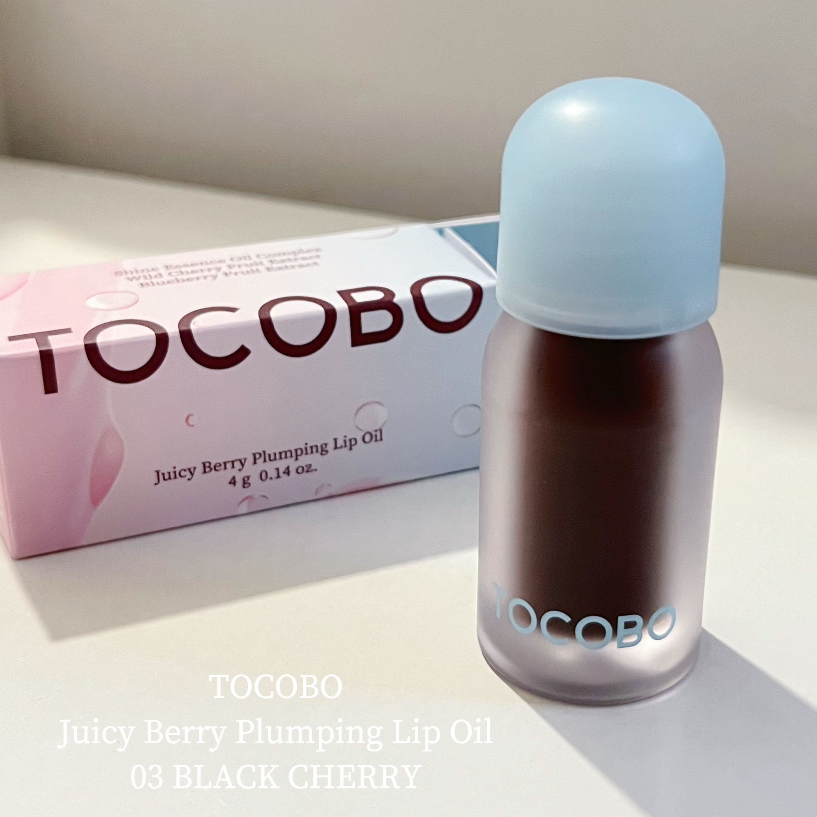 ジューシーベリープランピングリップオイル/TOCOBO/リップグロスを使ったクチコミ（1枚目）