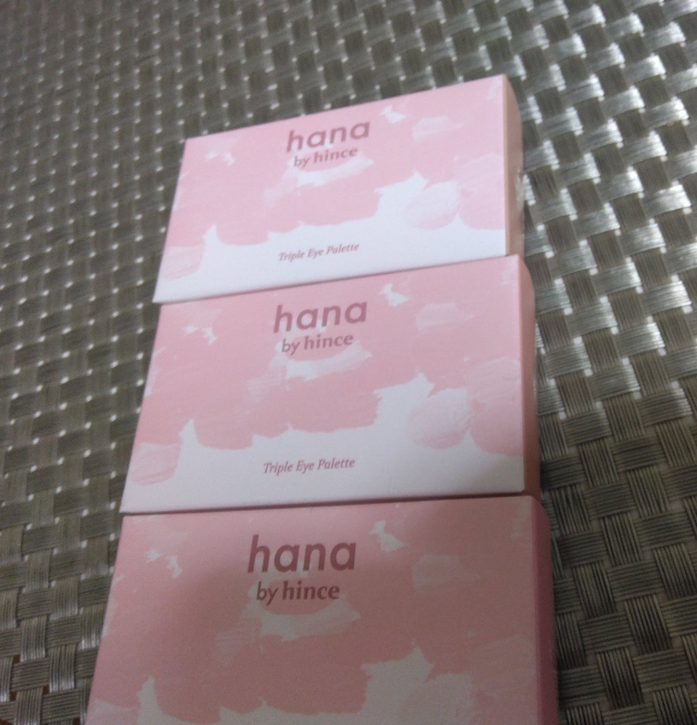 トリプルアイパレット/hana by hince/アイシャドウパレットを使ったクチコミ(1枚目)