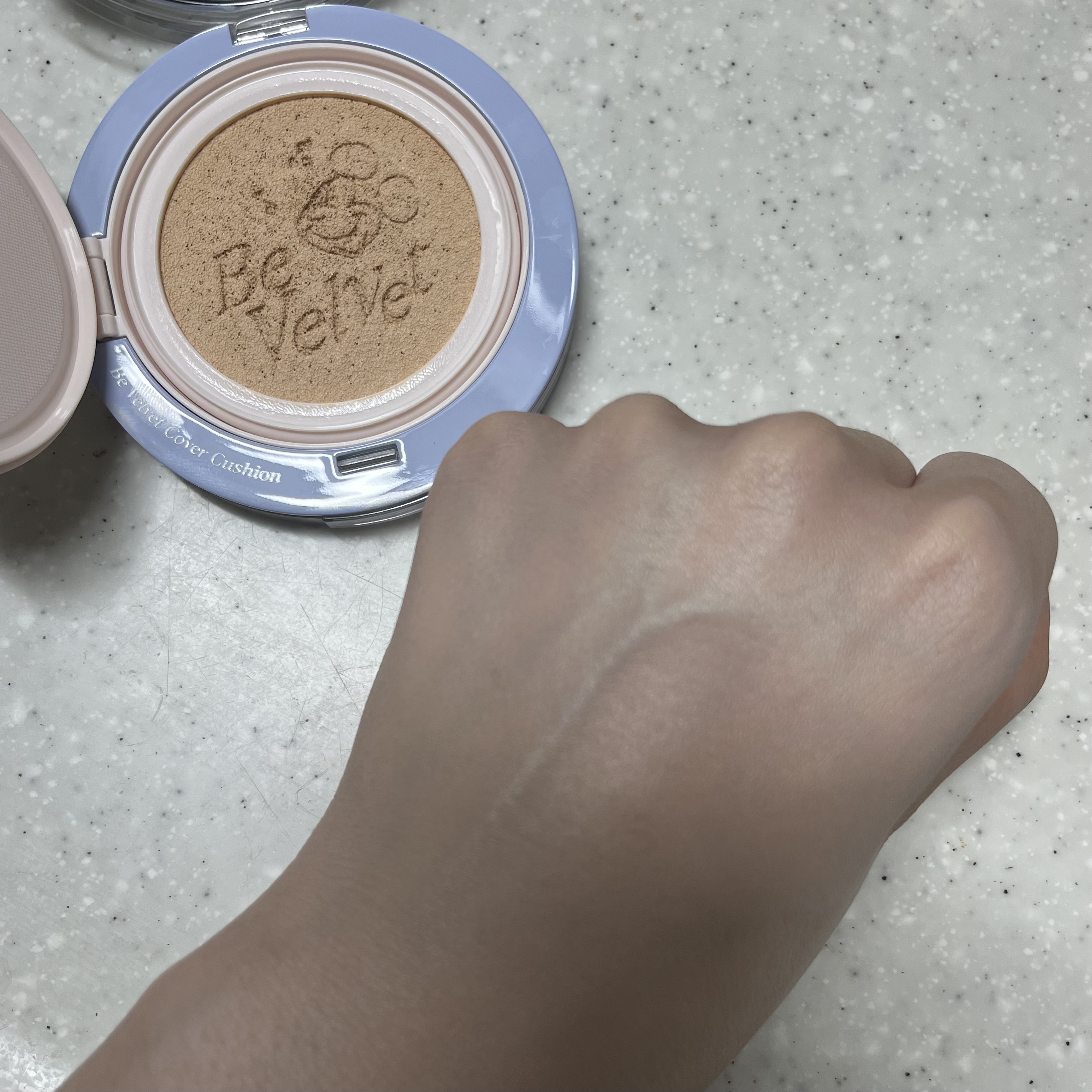 ビーベルベットカバークッション/espoir/クッションファンデーションを使ったクチコミ（2枚目）