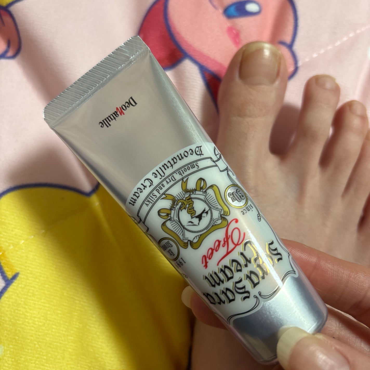 薬用足指さらさらクリーム/デオナチュレ/デオドラント・制汗剤を使ったクチコミ(1枚目)