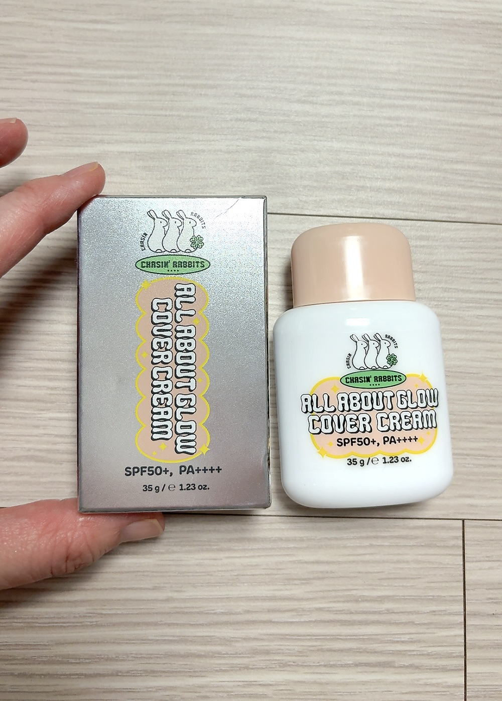 オールアバウトグロウカバークリーム/CHASIN'RABBITS/日焼け止めクリームを使ったクチコミ（1枚目）