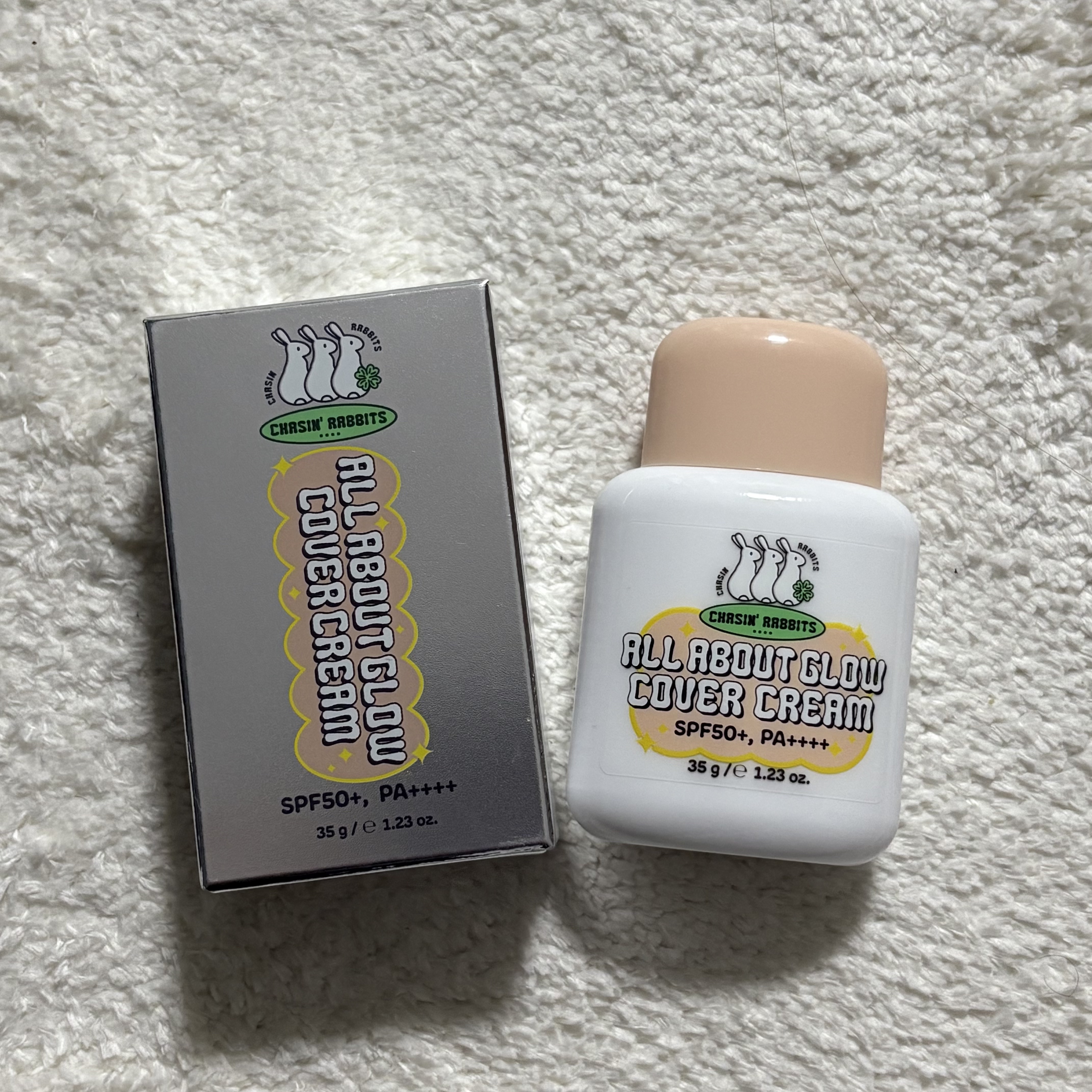 オールアバウトグロウカバークリーム/CHASIN'RABBITS/日焼け止めクリームを使ったクチコミ（1枚目）