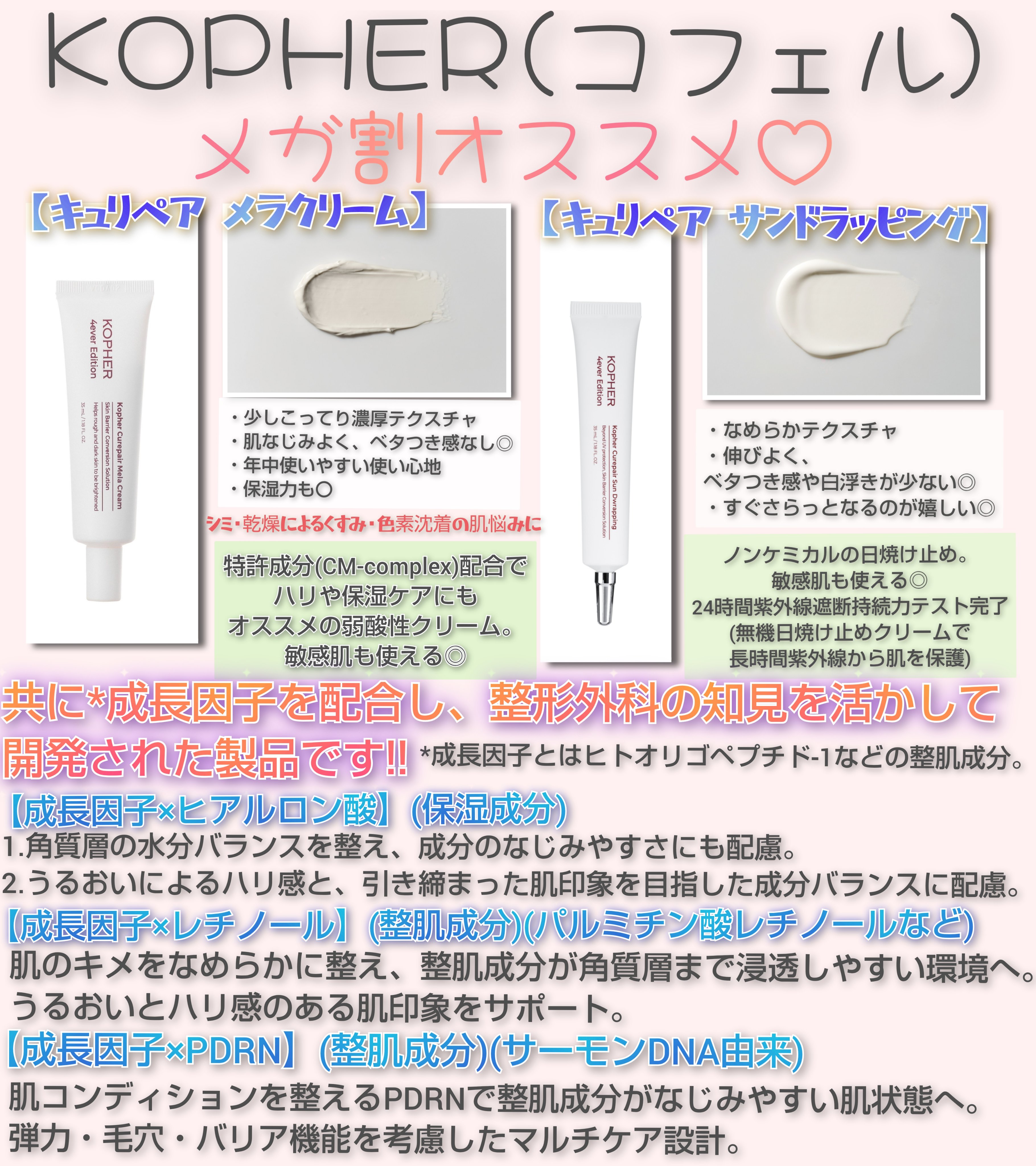 CUREPAIR MELA CREAM /KOPHER/フェイスクリームを使ったクチコミ（1枚目）