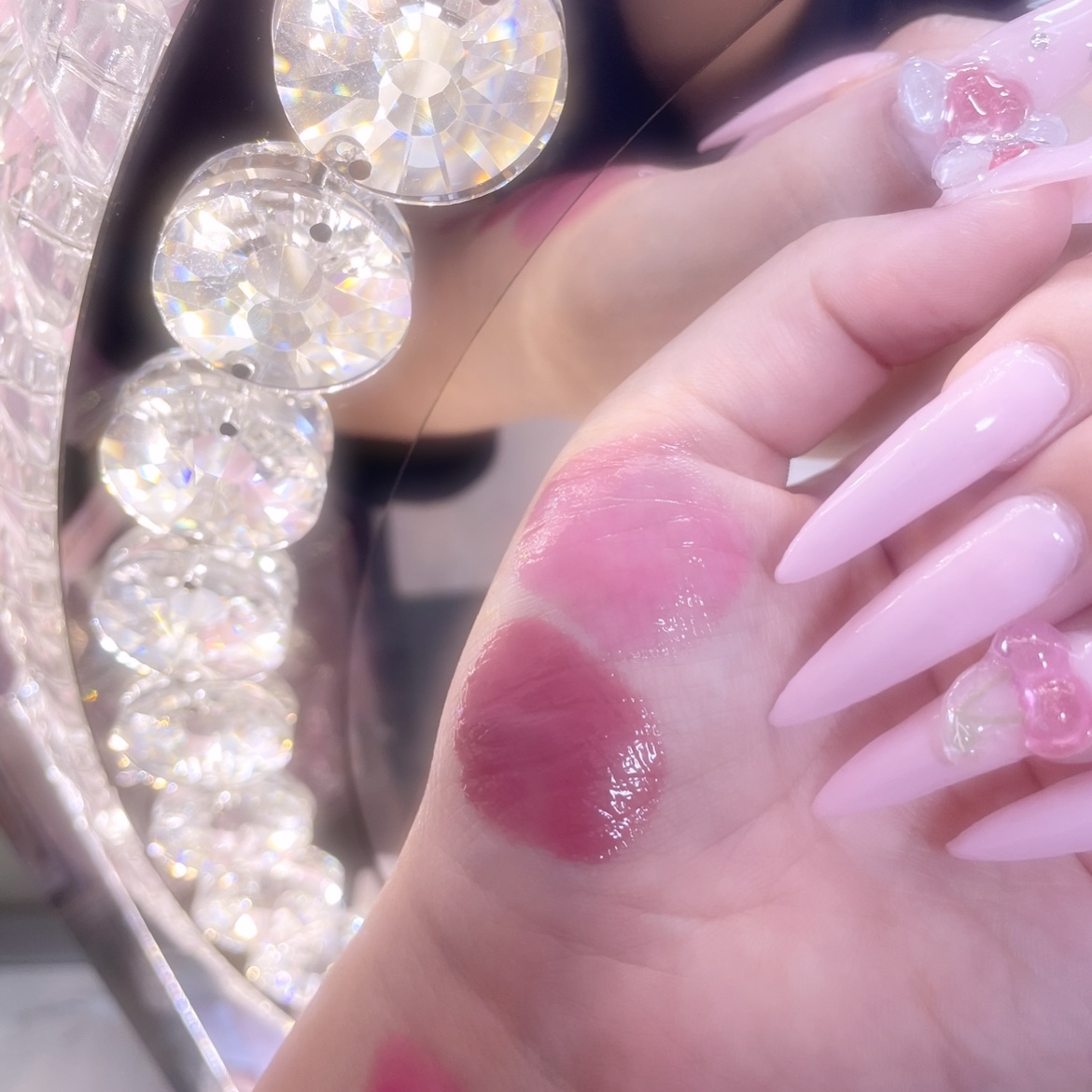 オーバーロードリップグレイズ/Dinto/口紅を使ったクチコミ（2枚目）