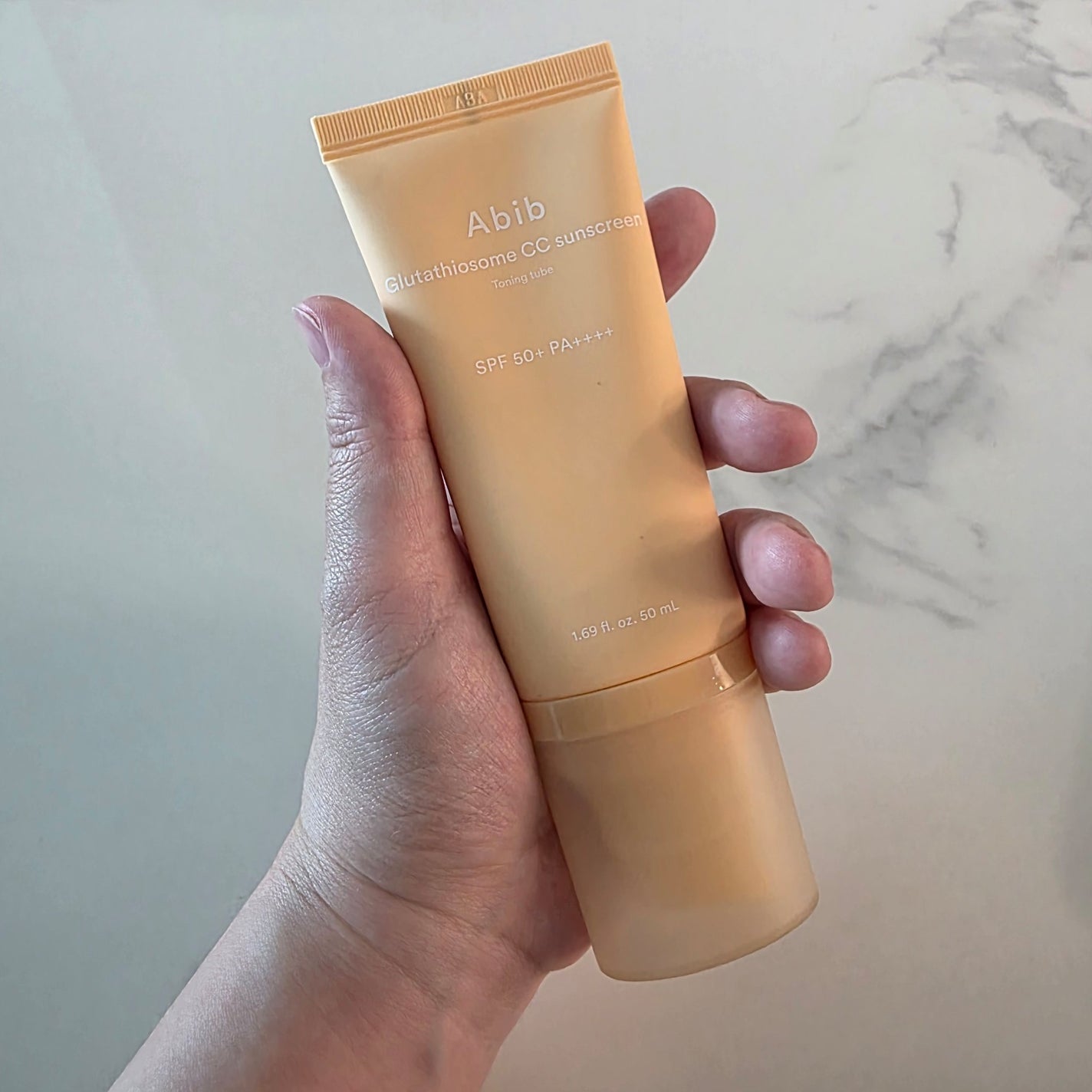 グルタチオンソームCCサンクリームトーニングチューブ/Abib /CCクリームを使ったクチコミ(2枚目)
