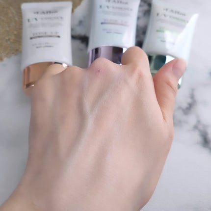 ダルバ ウォータフル トーンアップ サンクリーム(パープル)/ダルバ/日焼け止めクリームを使ったクチコミ(6枚目)